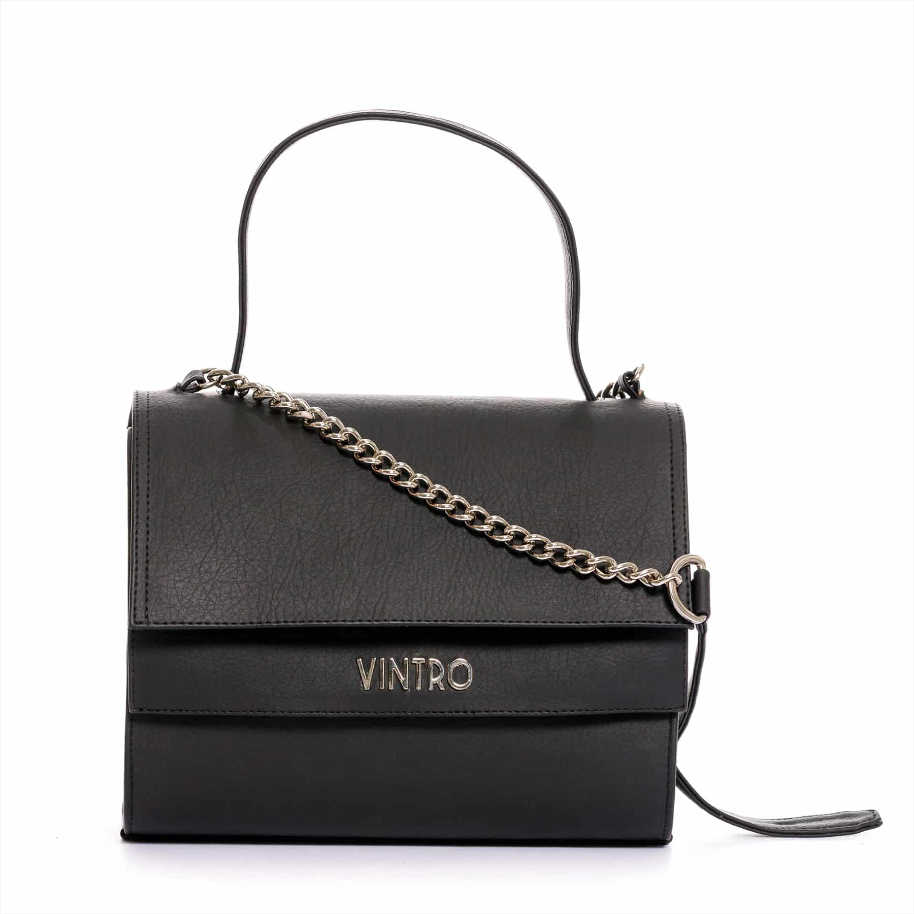 Cartera Para Mujer Dandy Negro Con Cargadera En Cadena - miniatura 1