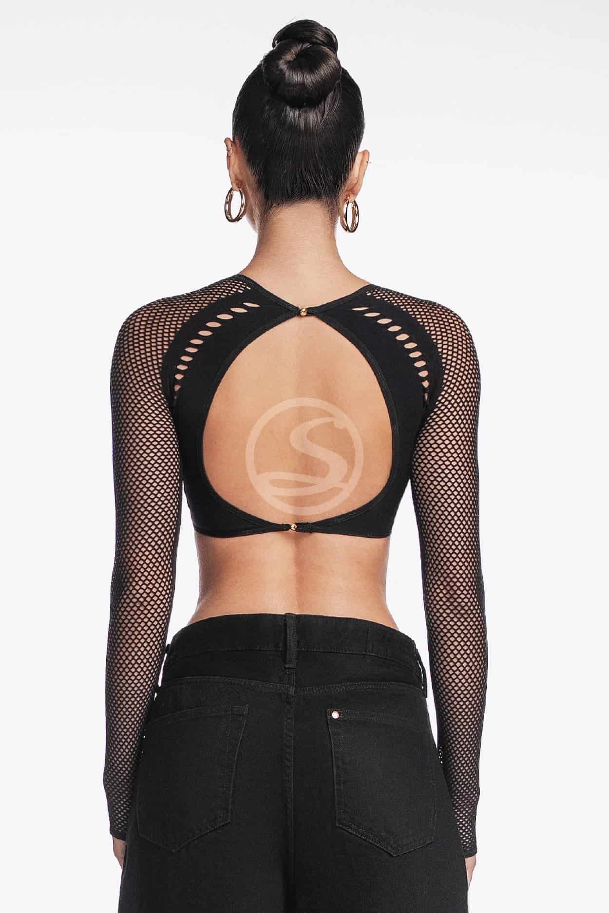 Bustier Core Negro Santísimas Ref. S-709 - miniatura 2