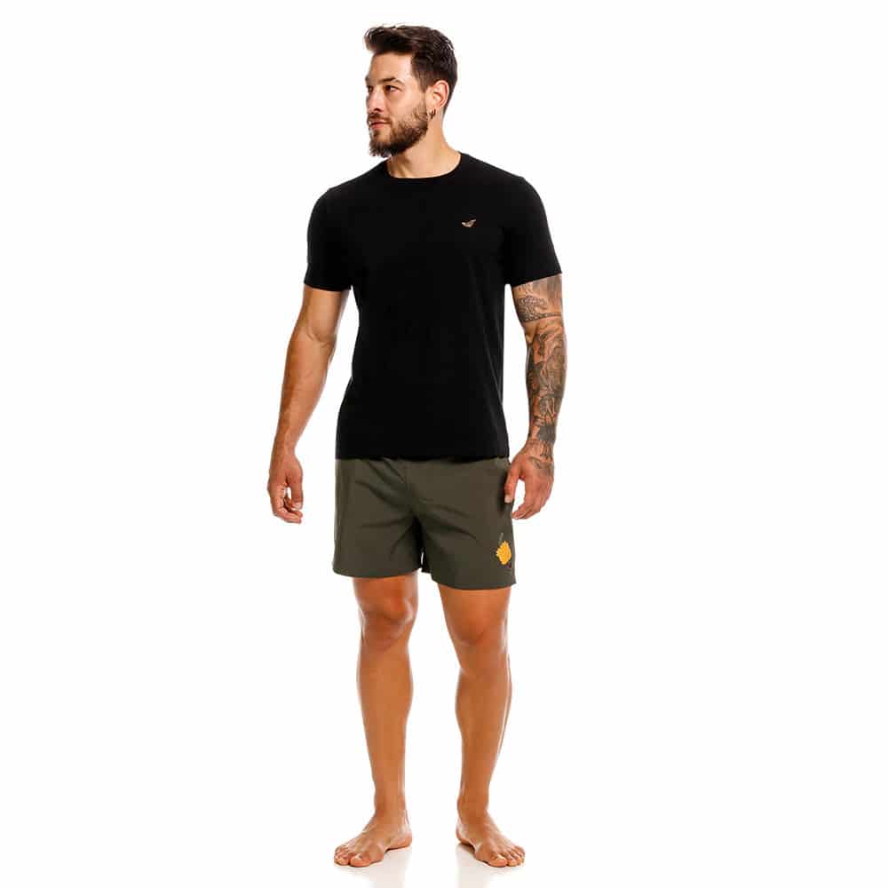 CAMISETA CUELLO REDONDO LUBINA NEGRO - miniatura 3