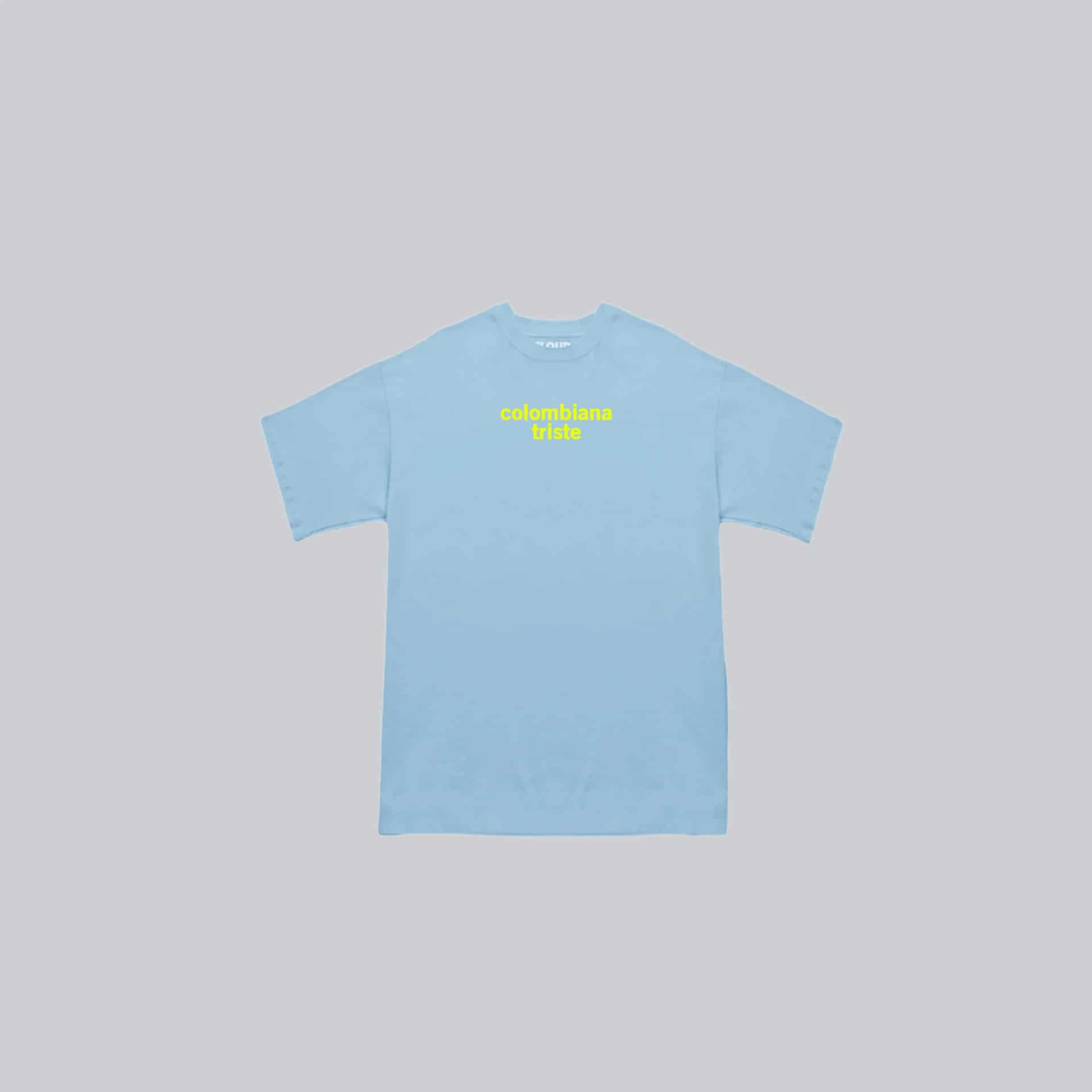Baby tee colombiana triste azul bebe - miniatura 1