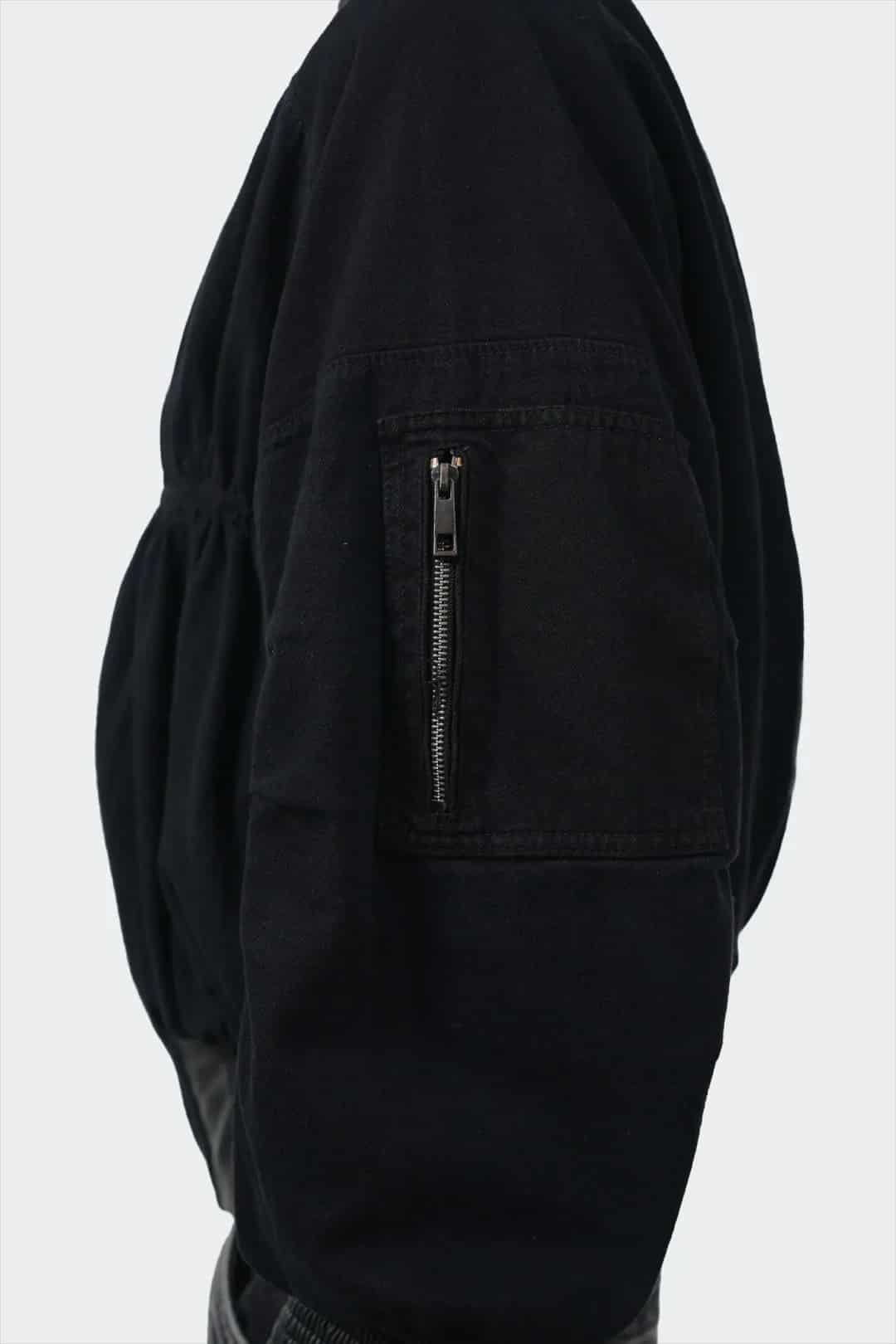 VENENO CHAQUETA DENIM CUERO BOMBER - miniatura 9