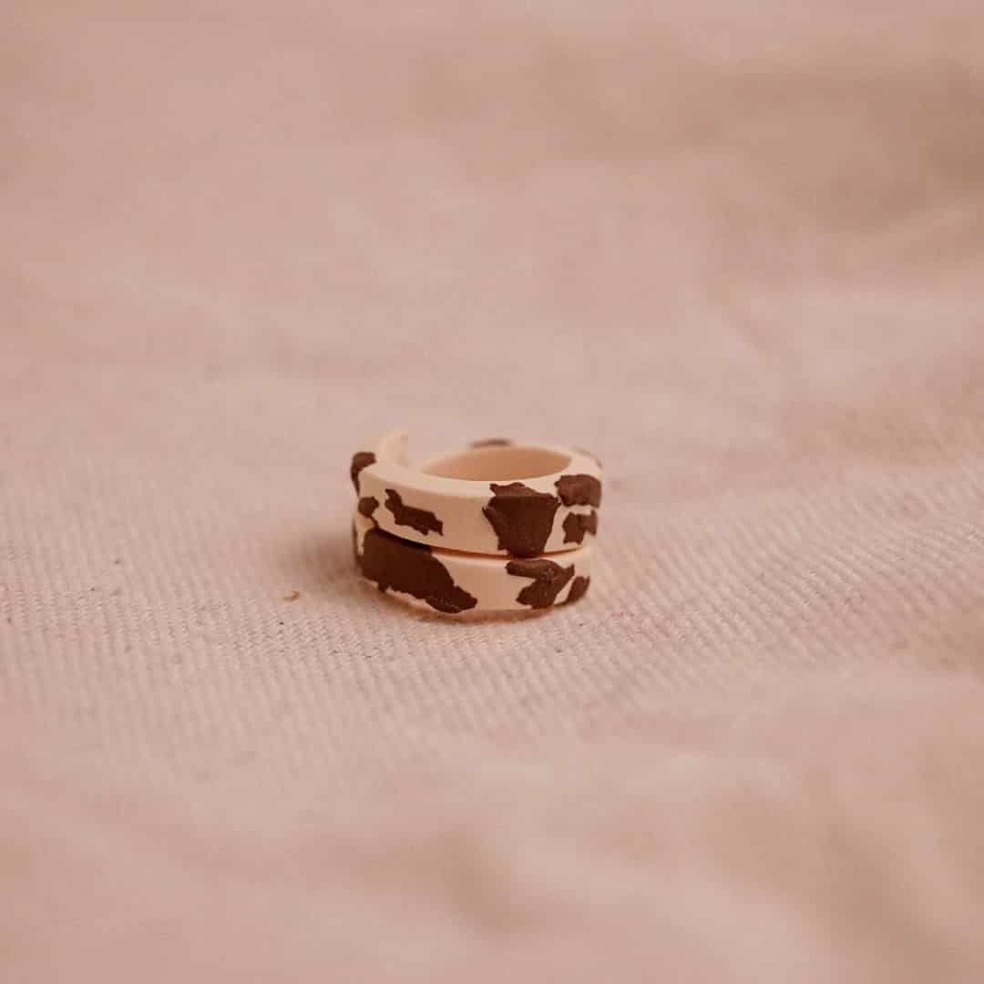 Anillo Plano Cow Print - miniatura 3