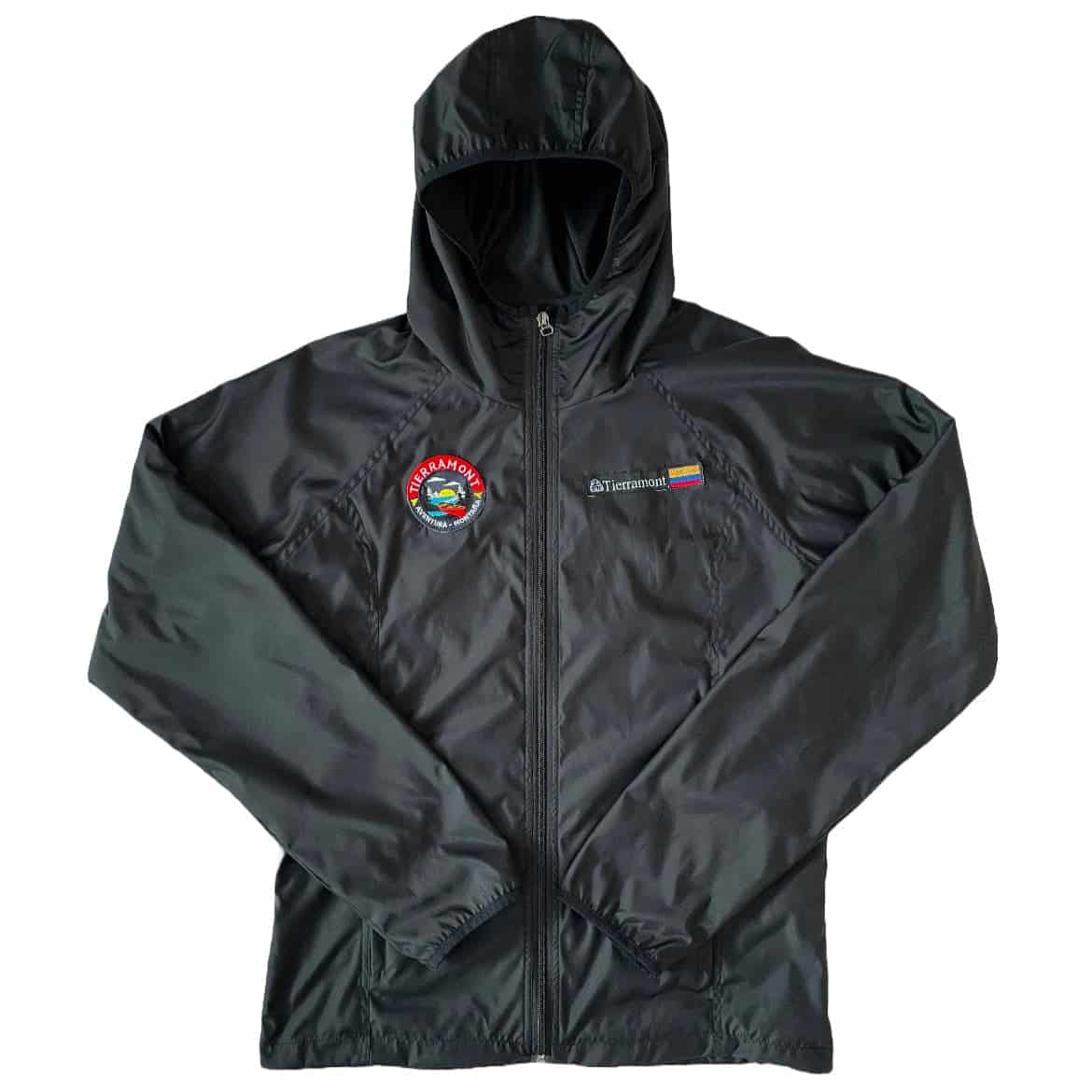 Chaqueta Impermeable Pionono Negra Dama - miniatura 2