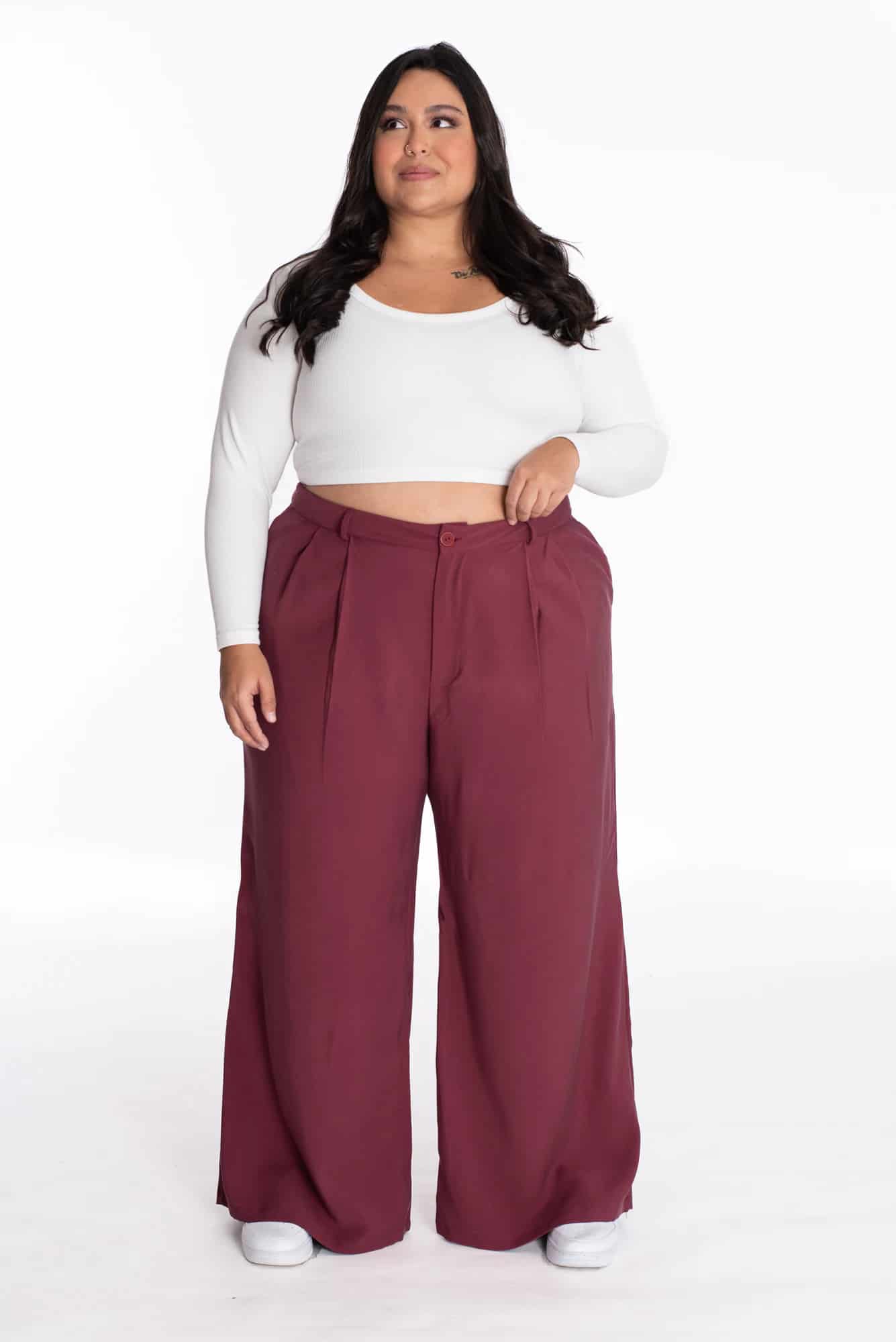 Pantalón Larisa Vino Tinto - miniatura 8
