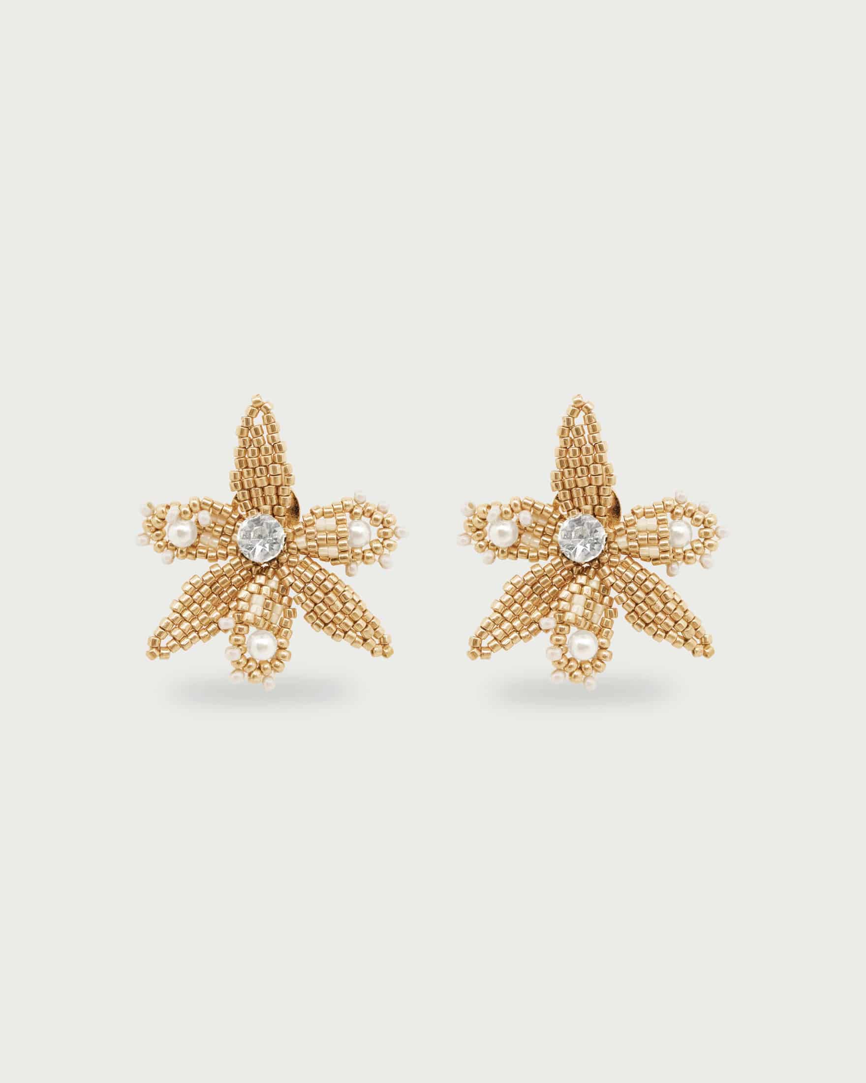 Aretes Orquídea Miyuki - miniatura 2