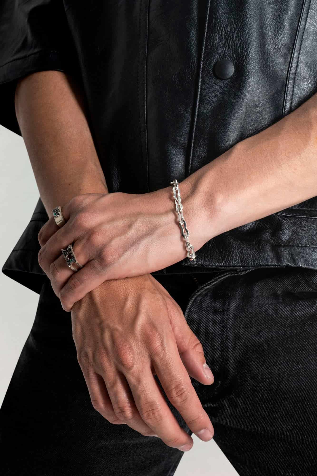THE AXXON BRACELET  | PULSERA EN PLATA LEY 925 - miniatura 4