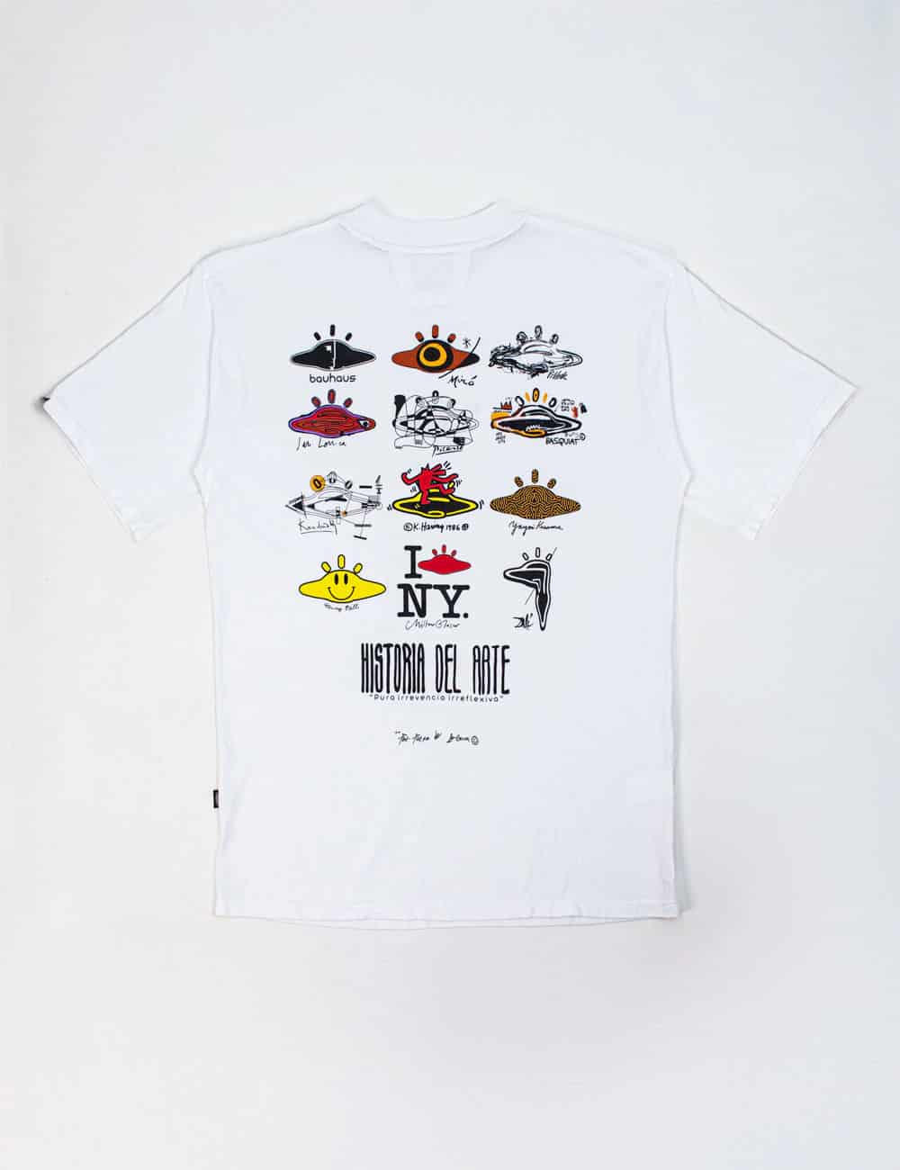Camiseta Oversize Historia del arte  blanco Hombre - miniatura 5