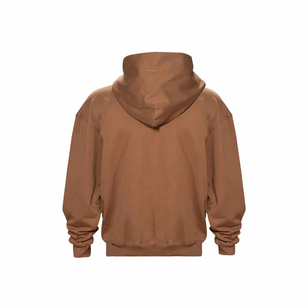 Buzo Hoodie Oversize Chocolate | Basics Chrome - miniatura 3
