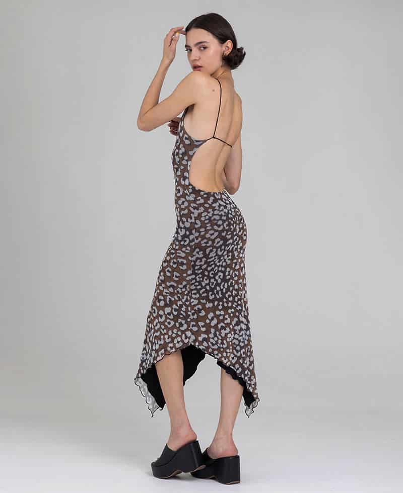 SNELL LEOPARD DRESS - miniatura 1