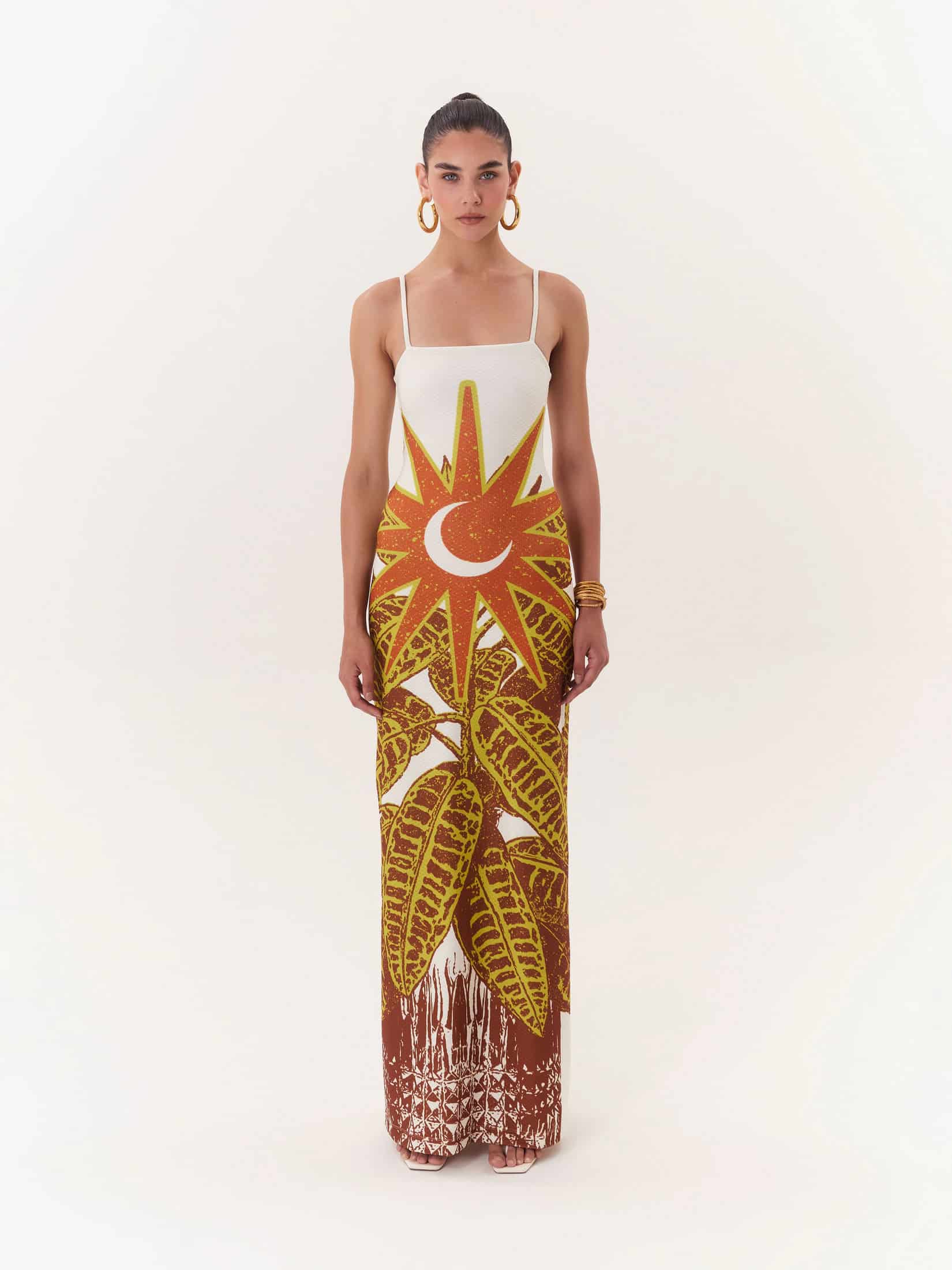 Maxi Dress Solar - Café - miniatura 1
