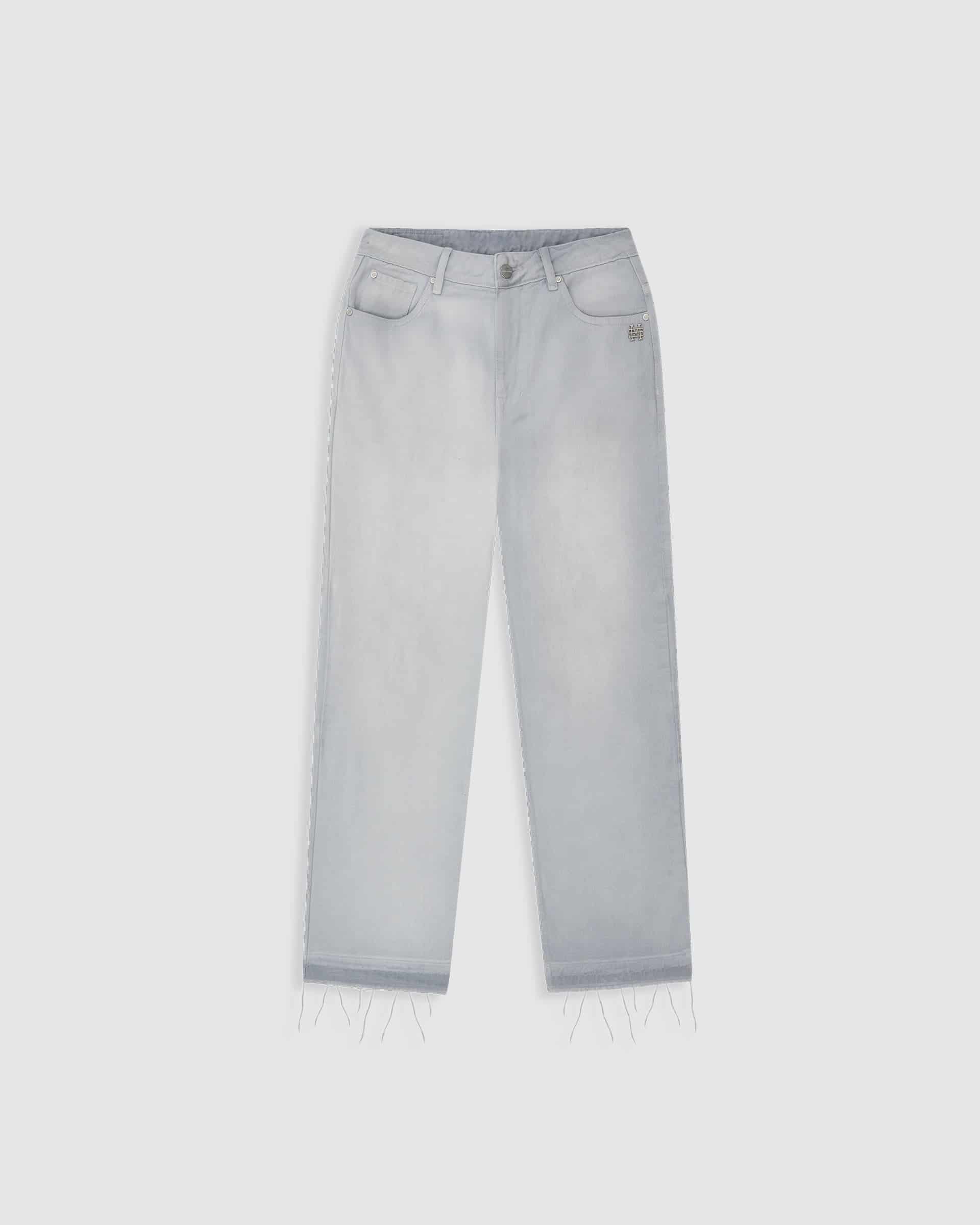 Flared Pants - Gris Claro Desgastado - miniatura 1