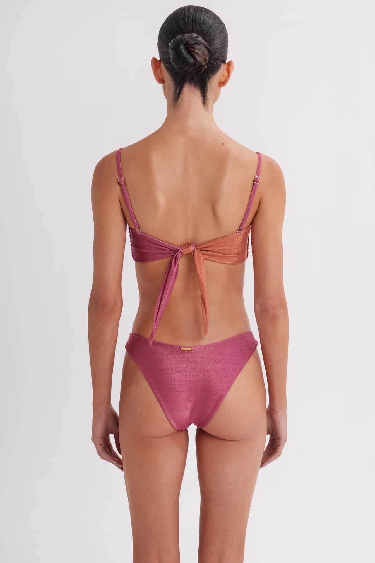 Top de Bikini Hana Magenta - miniatura 2