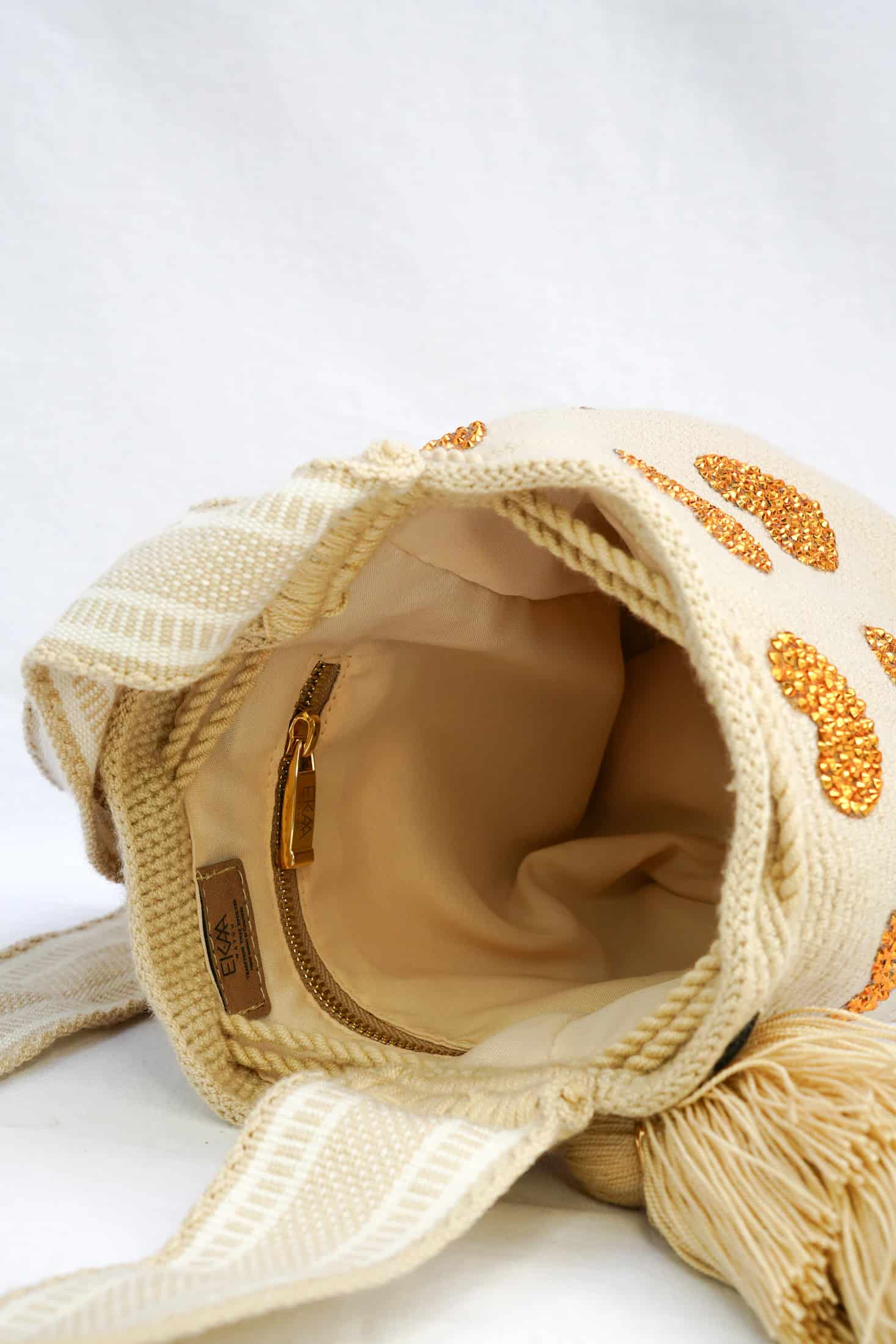 Mochila Corazón Pedrería Mediana - miniatura 5
