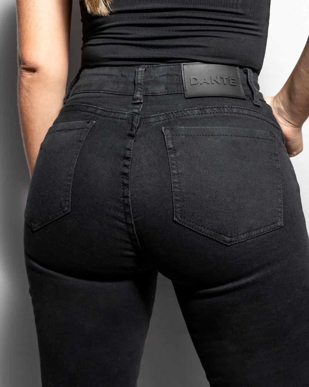 Jean Elastico Bota Campana Negro - miniatura 2