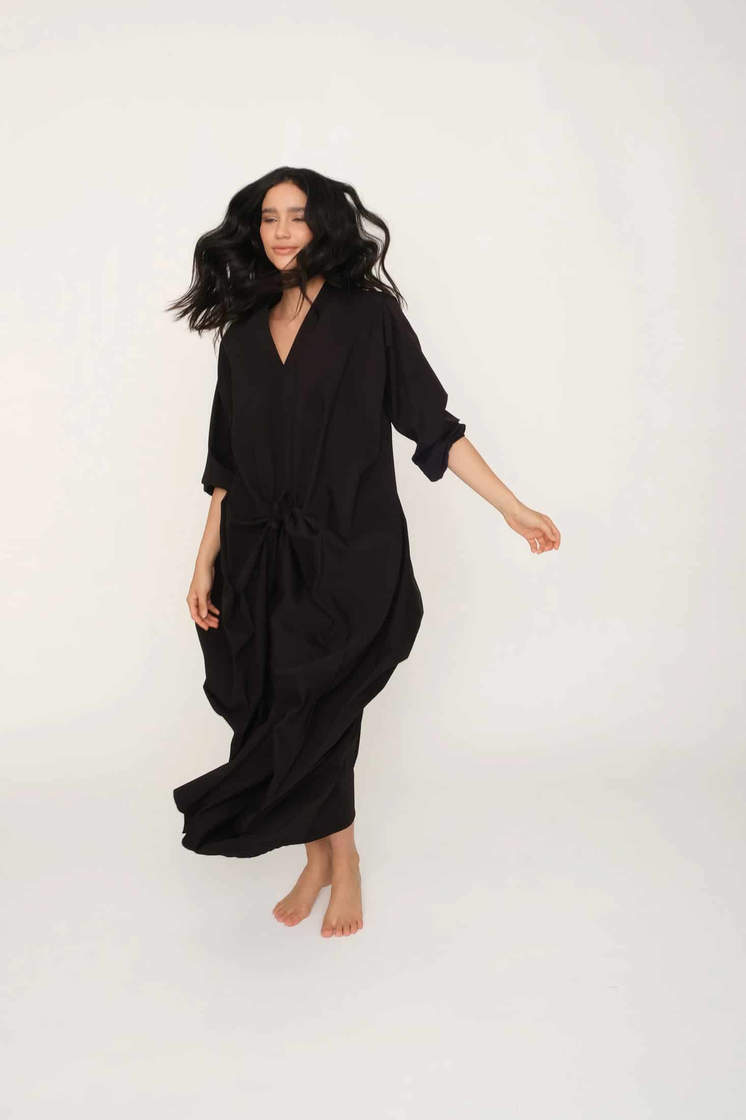 Vestido MiaRoma Negro - miniatura 4