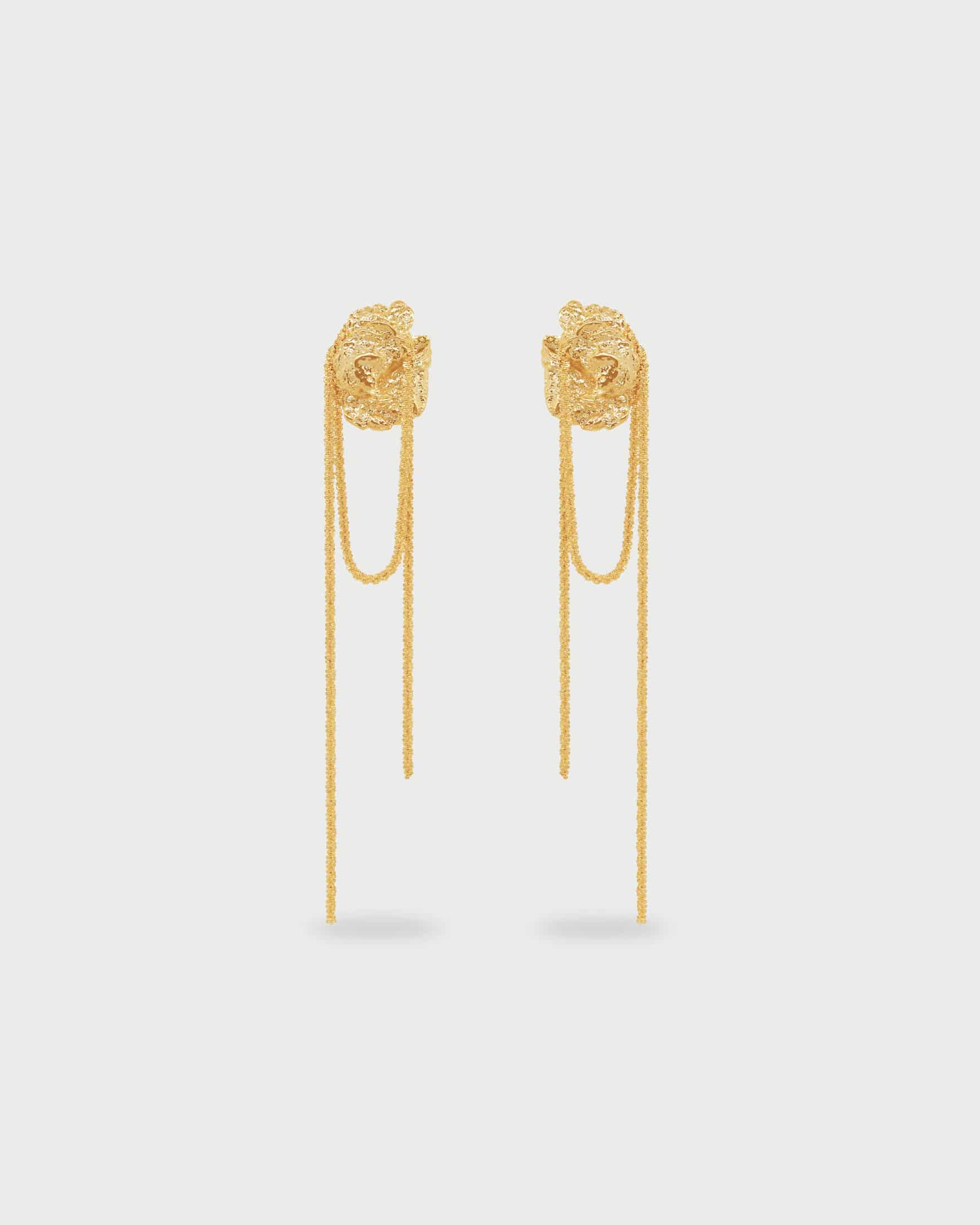 Aretes Largos Textura - miniatura 2