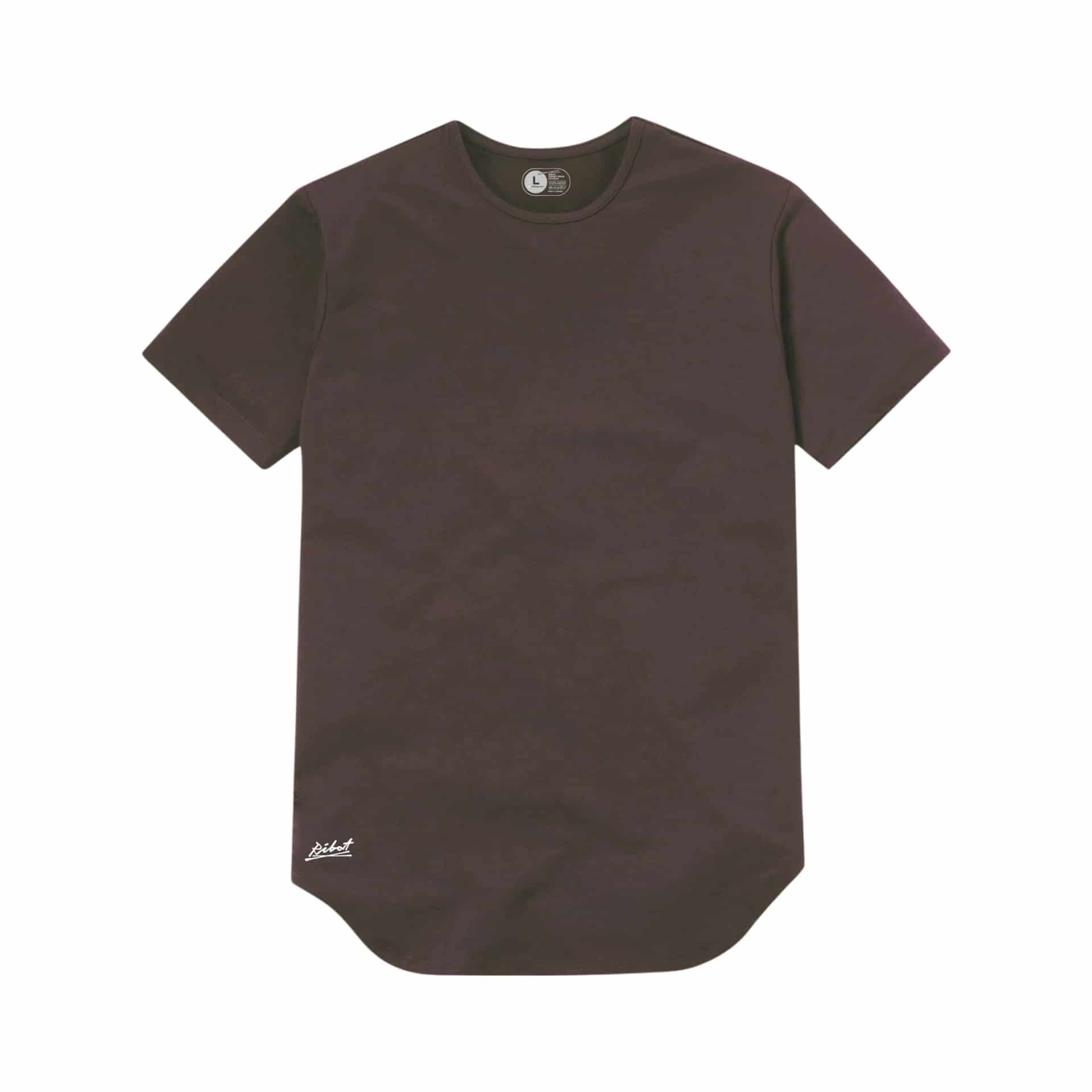 Camiseta Básica Curve Café Oscuro - miniatura 2