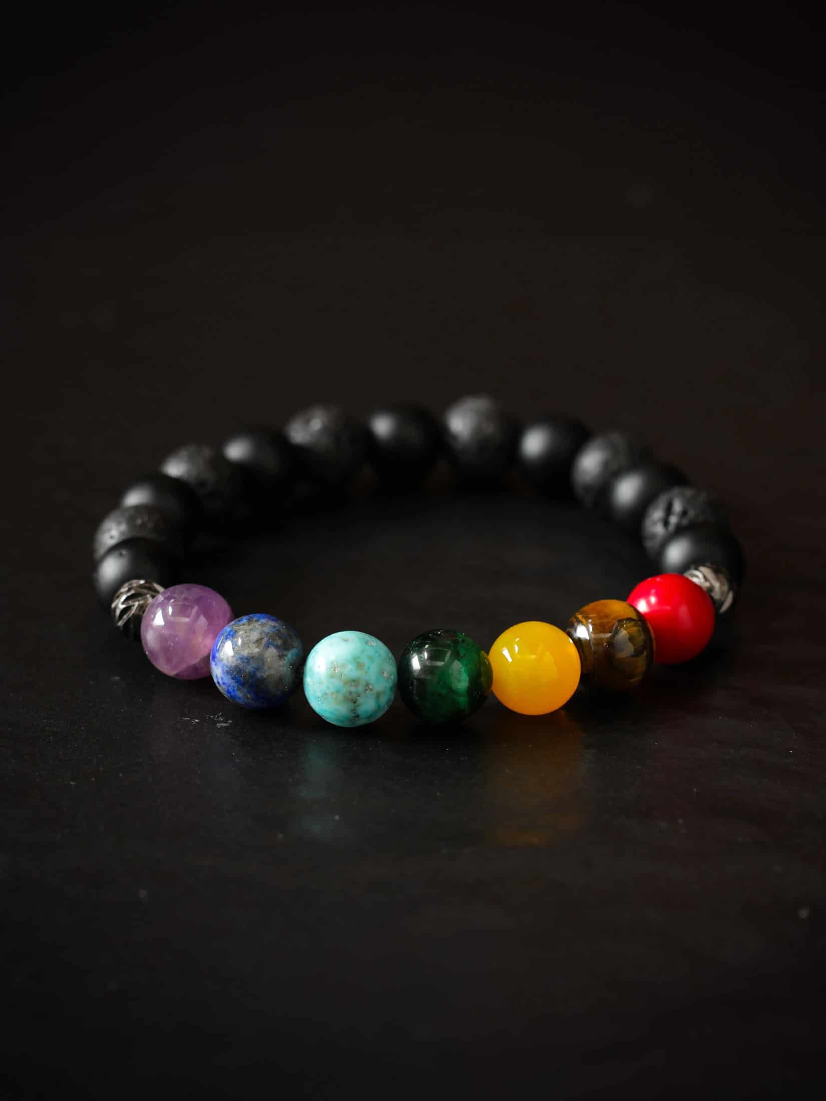 Brazalete 7 Chakras 8mm - miniatura 2