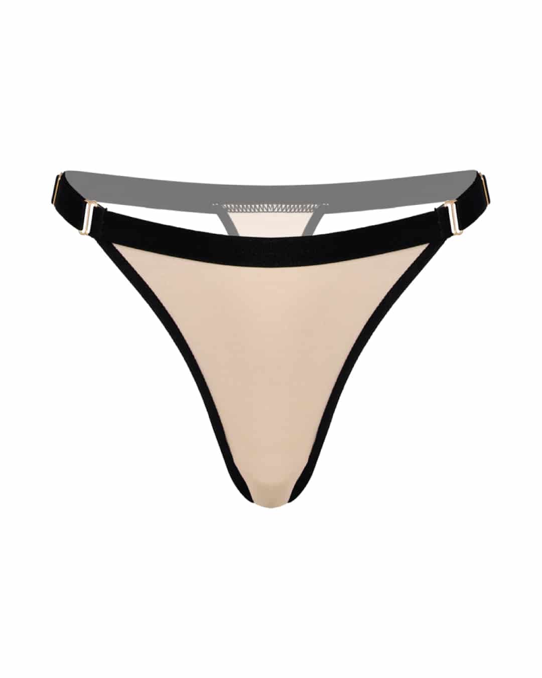 Panty tanga - CHIARA CHAMPAGNE Talla: XL - miniatura 2