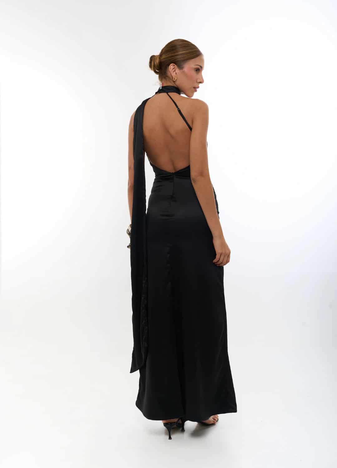 Vestido Maid Of Honor Negro - miniatura 2