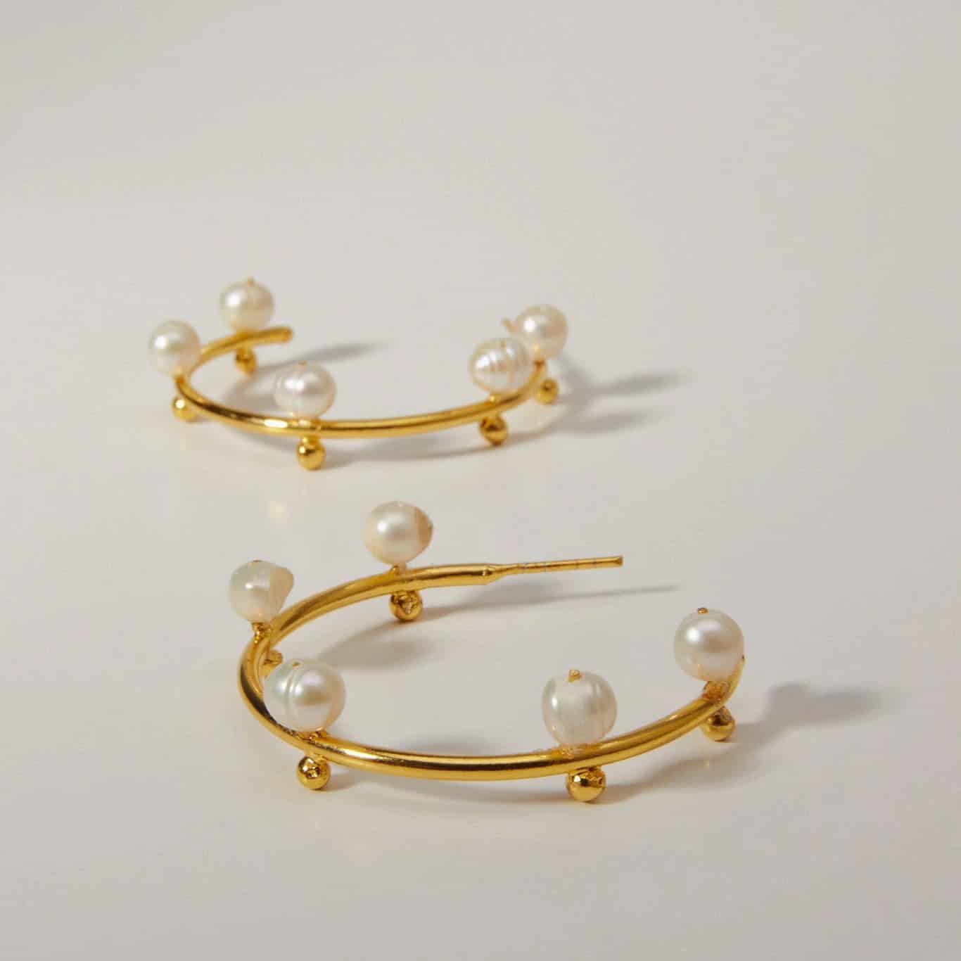 Luna Pearls Hoops - miniatura 1