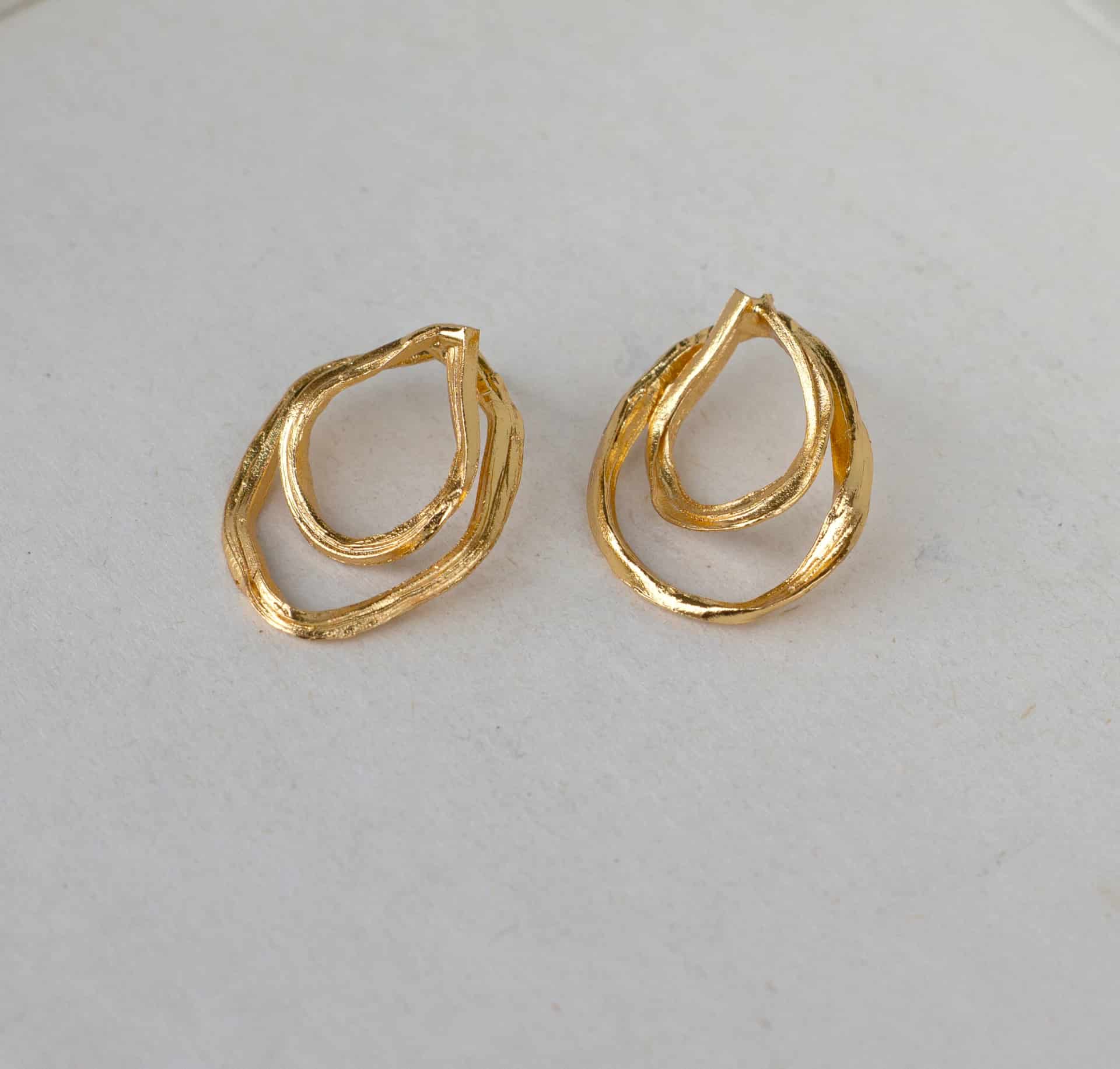 Arete doble aro surco - miniatura 1