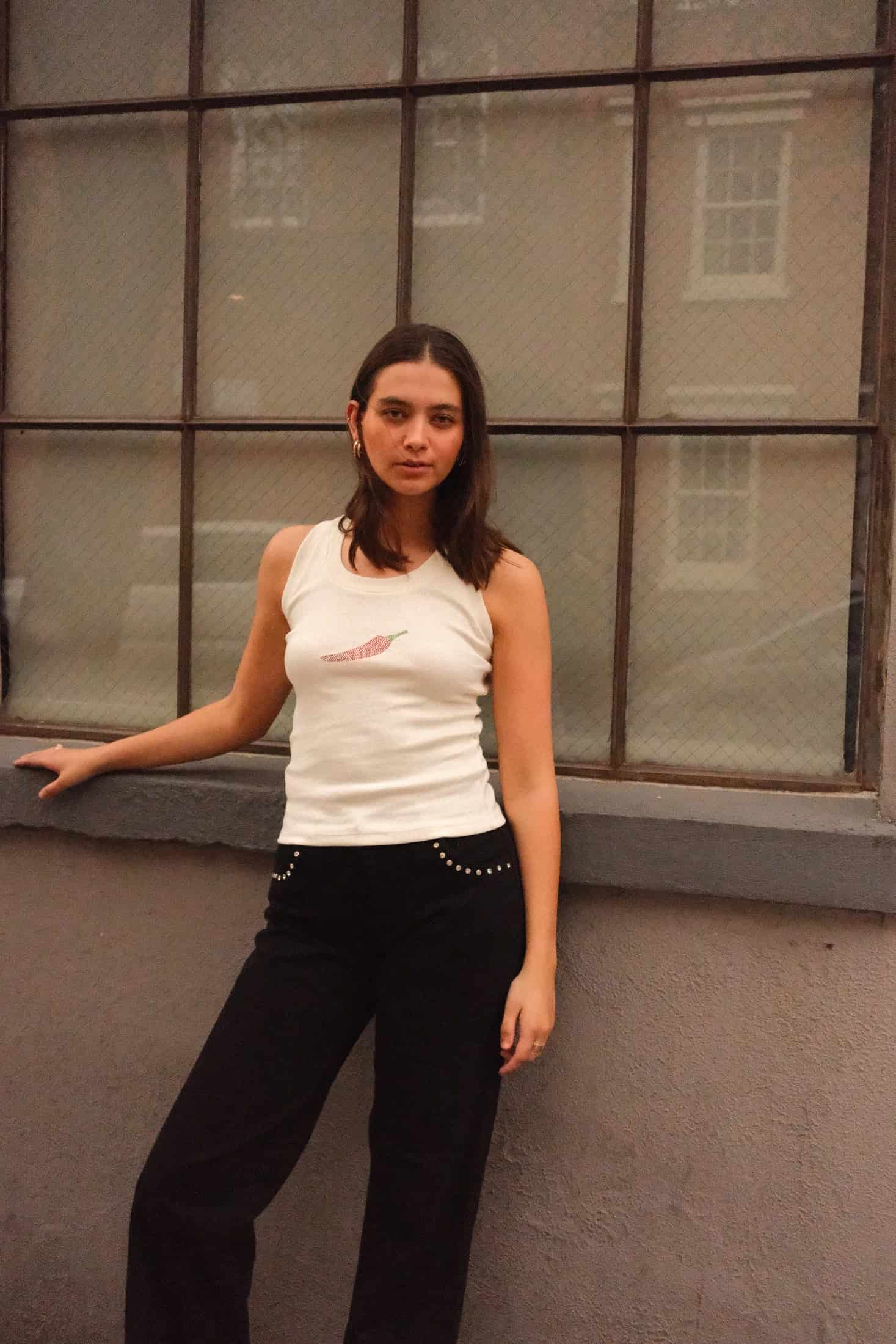 White Chilli Tank Top - miniatura 1