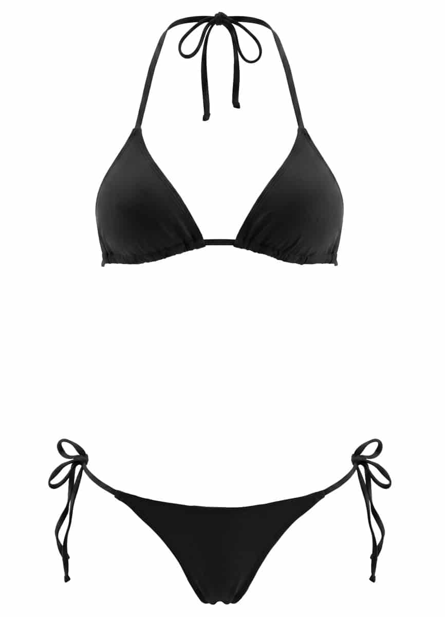 Maaji Jade Black Sunning Low Rise Tie Side Bikini Bottom - miniatura 5