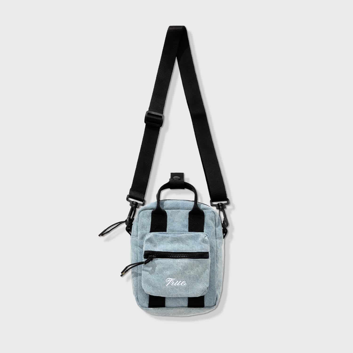 Sidekick Denim Crossbody Bag - Blue - miniatura 1