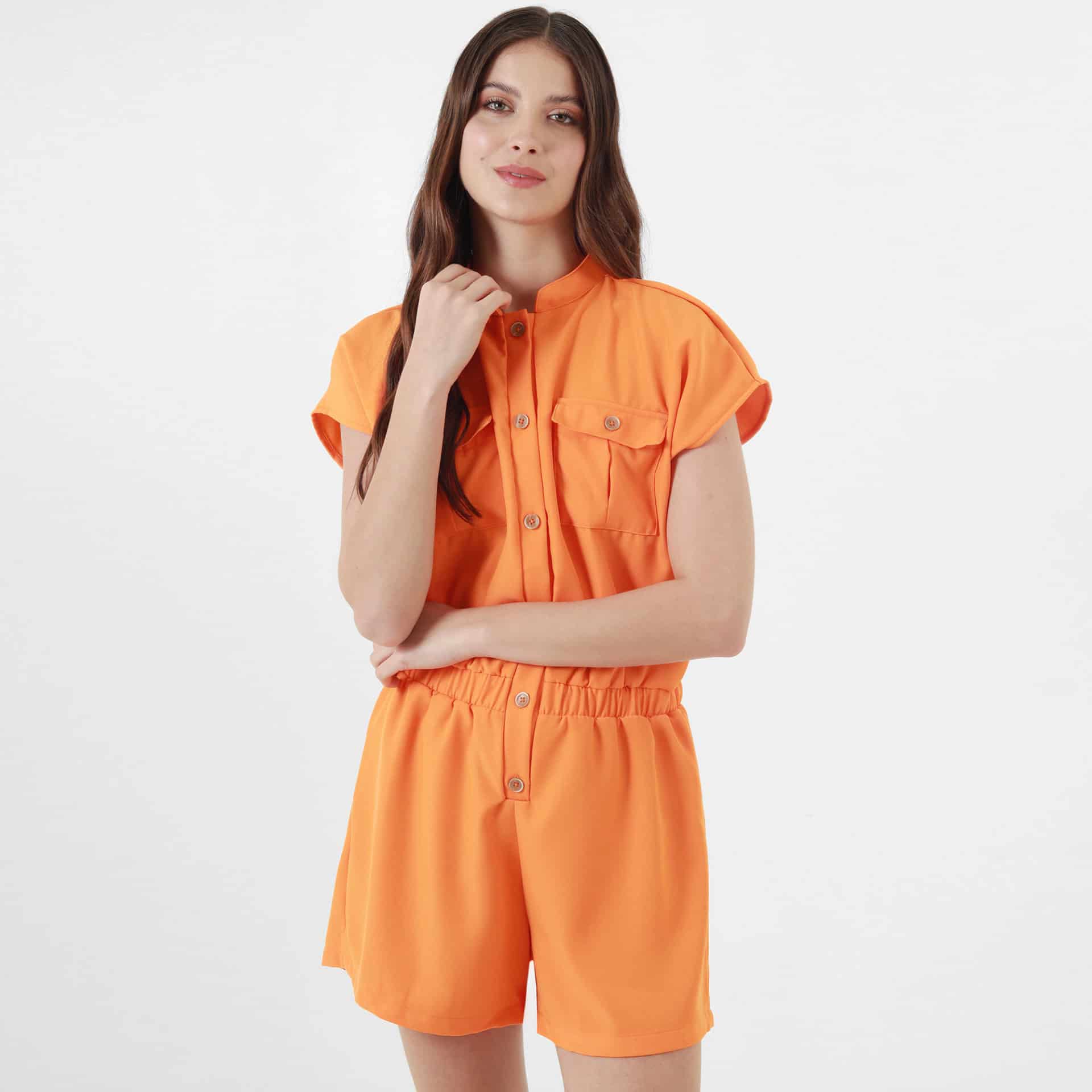 Vestido Cuello Neru Manga Corta - miniatura 2
