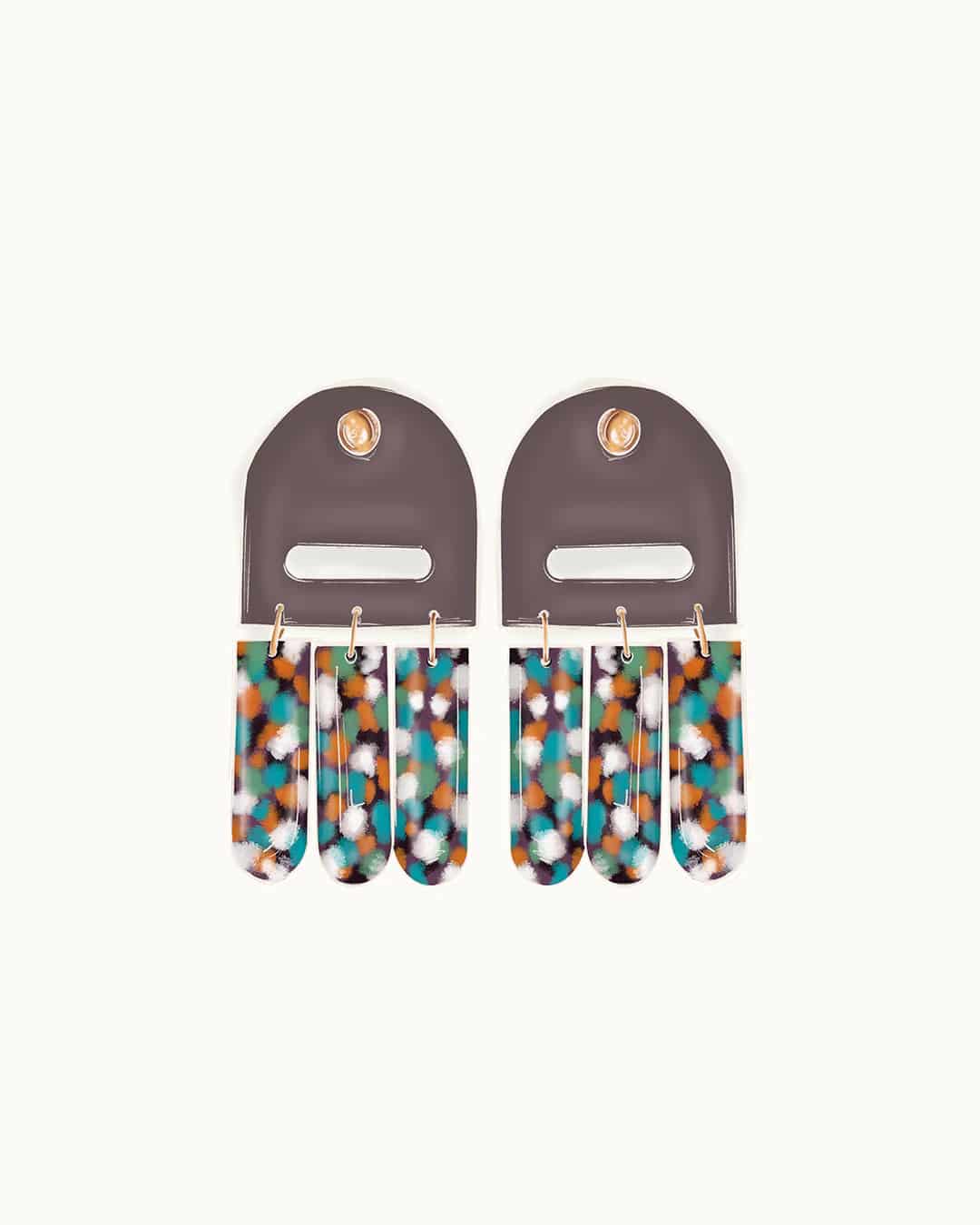 Terrazo3 Earrings - miniatura 1
