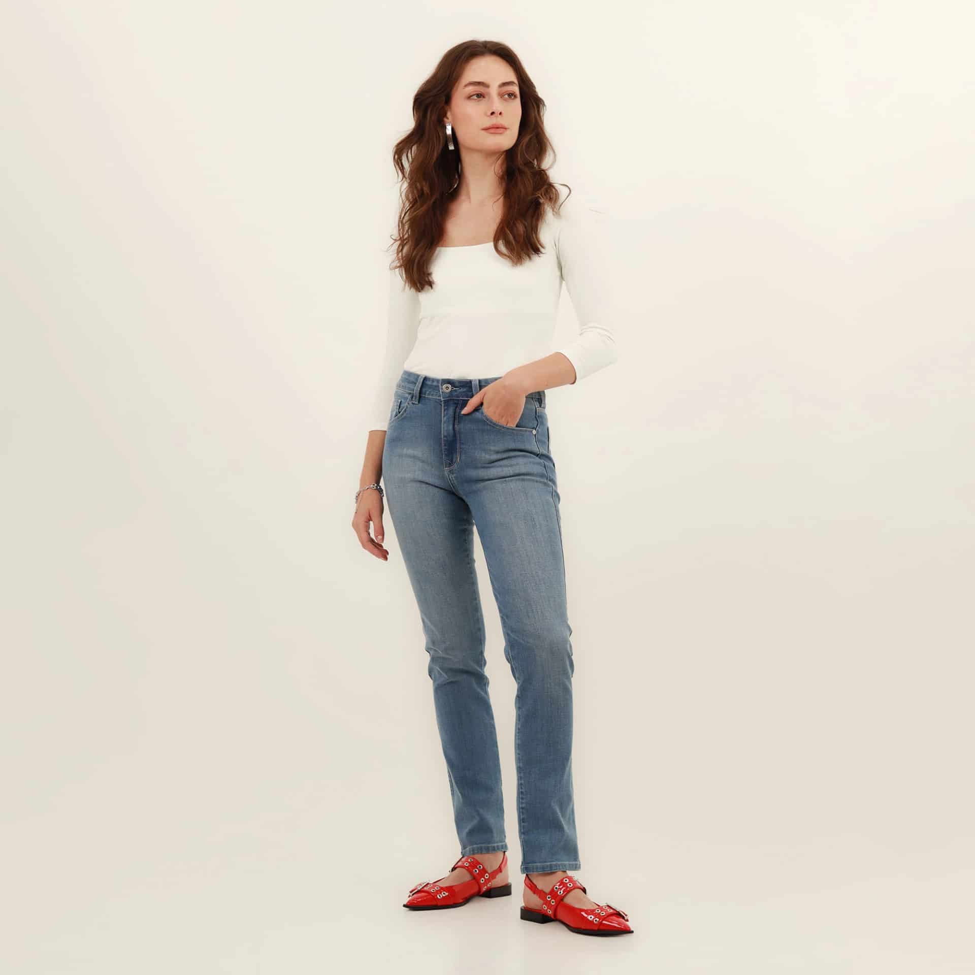Jean ilussion push up recto - miniatura 1