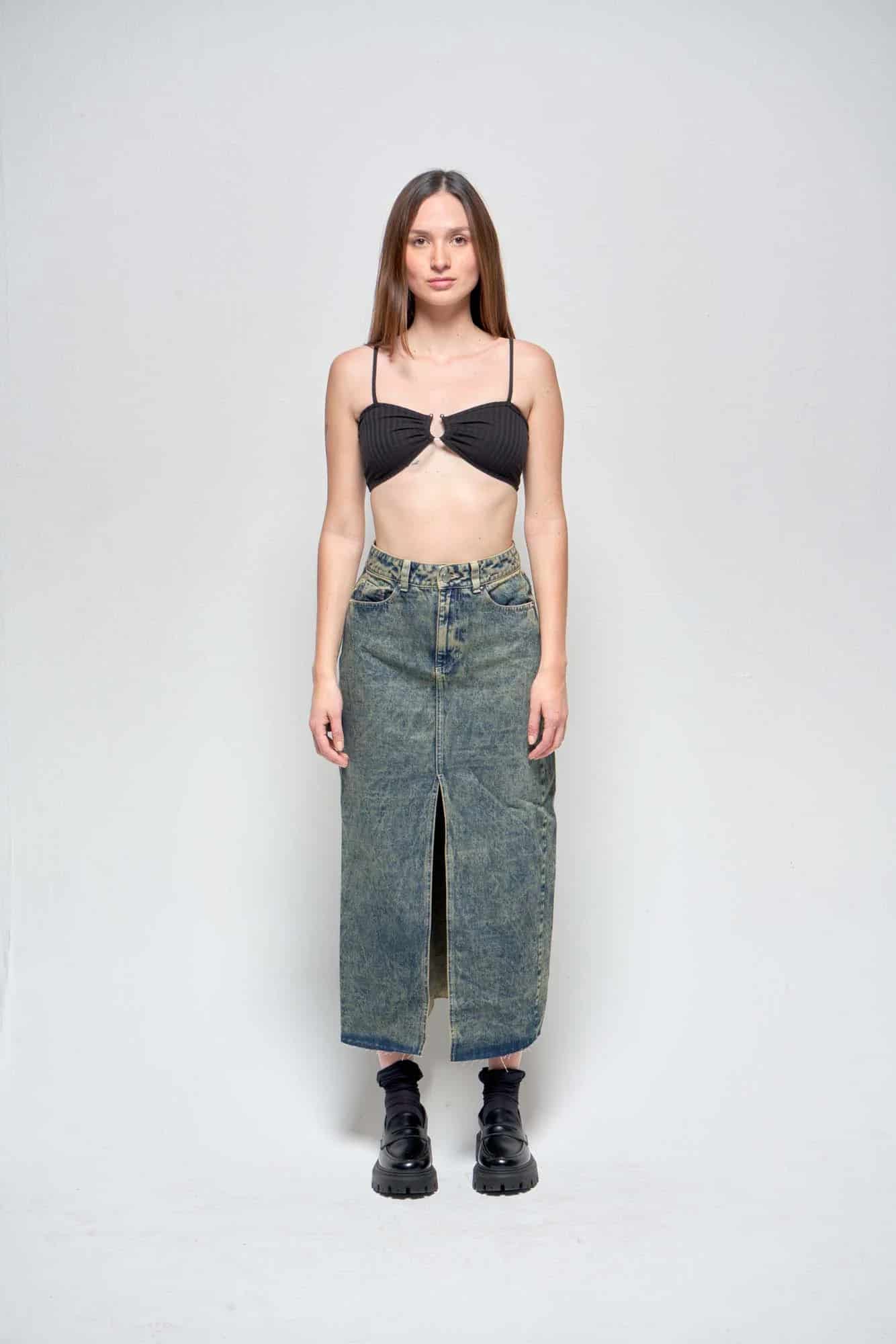 LAYLA DENIM SKIRT - miniatura 20