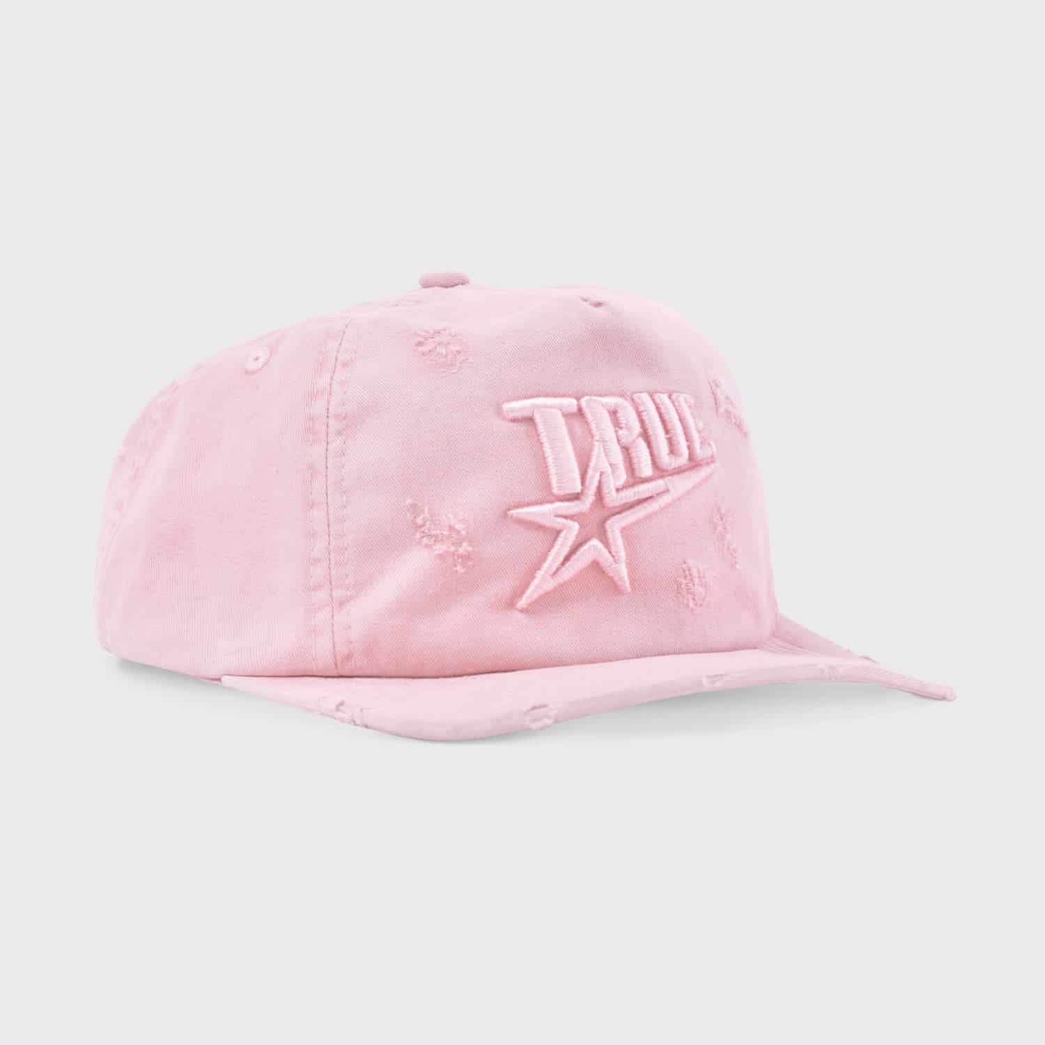 Star Washed Golfer Cap - Pink - miniatura 1
