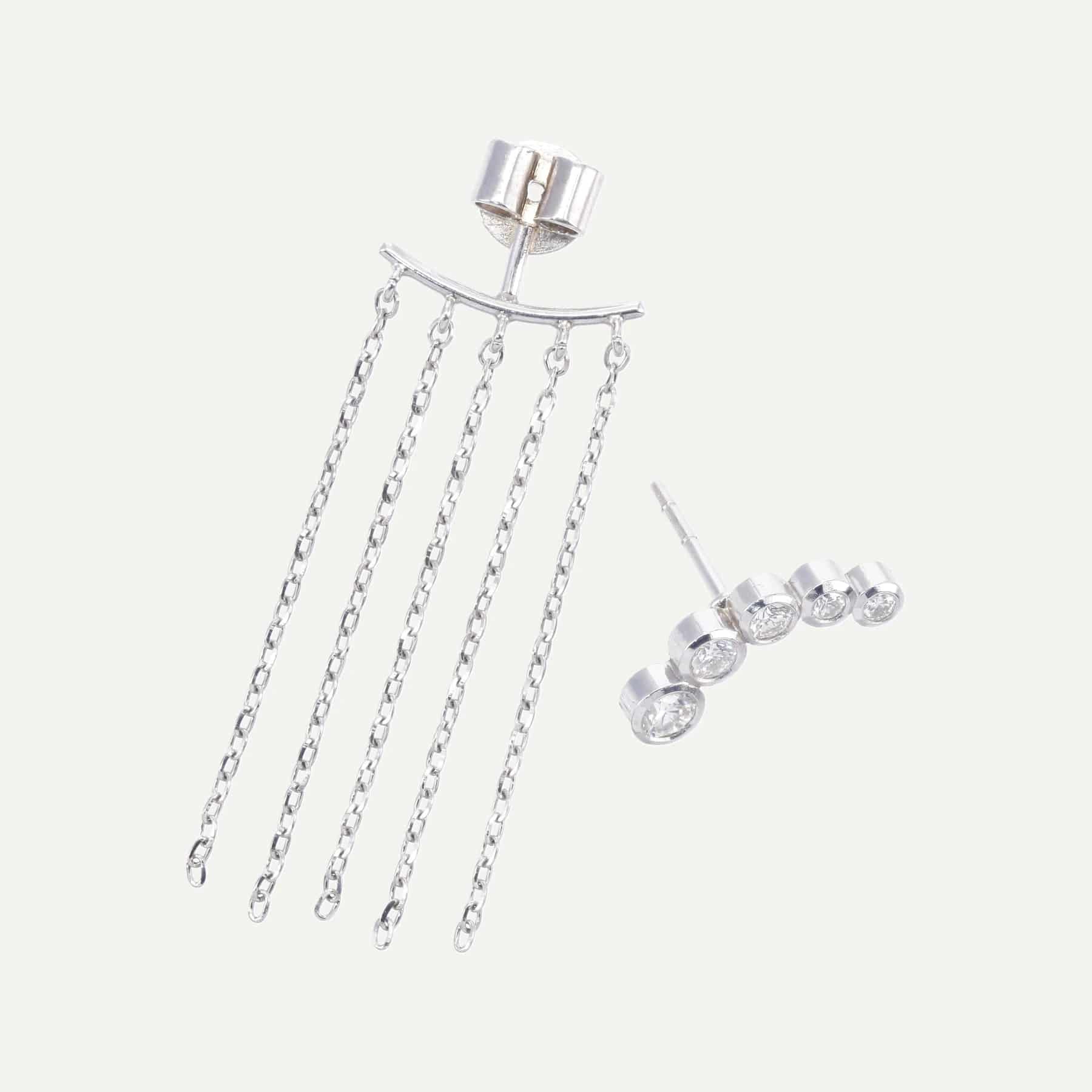 Tapa para arete bisel lluvia - miniatura 1