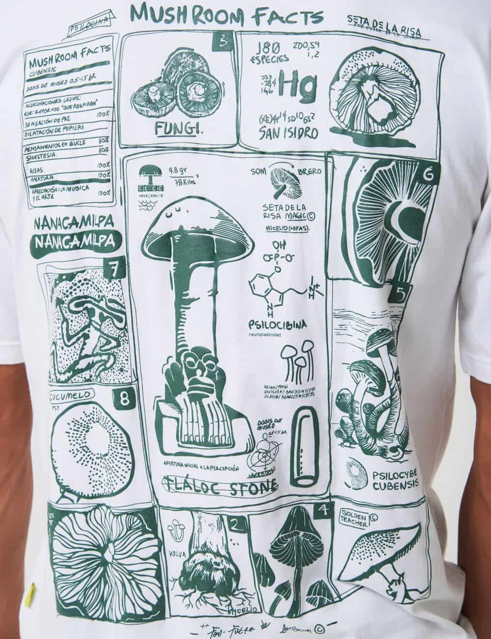 Camiseta Oversize Micelio crudo Unisex - miniatura 2