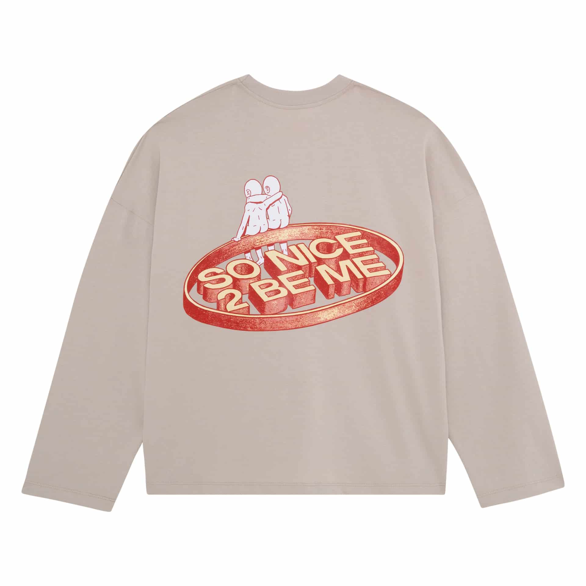 LONGSLEEVE SO NICE 2 BE ME CAMEL - miniatura 1
