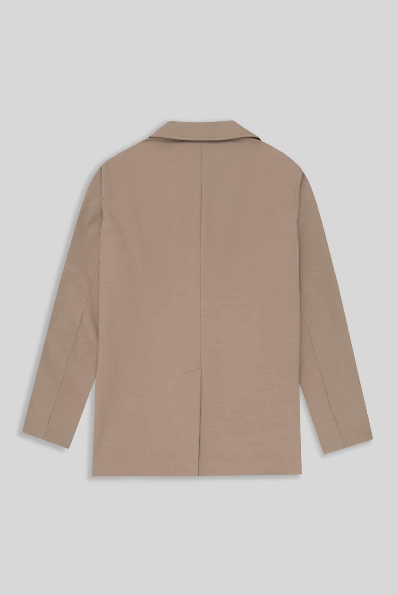 men’s mixed fabric camel luciano coat - miniatura 4