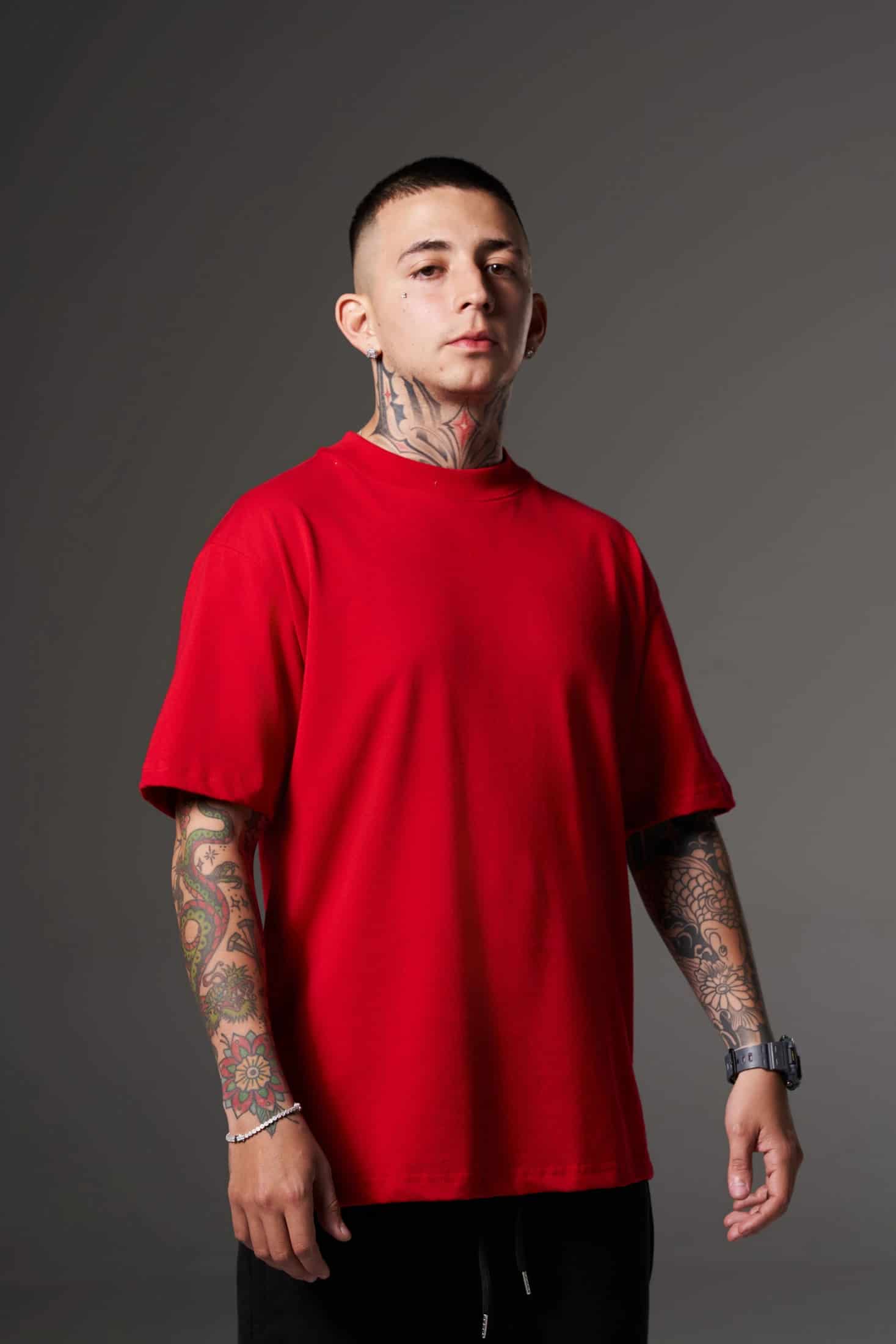 BLANK ROJO  250 GSM 100% ALGODON - miniatura 2