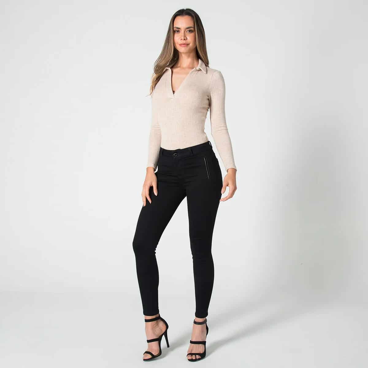 Jean Skinny Maroon - miniatura 1