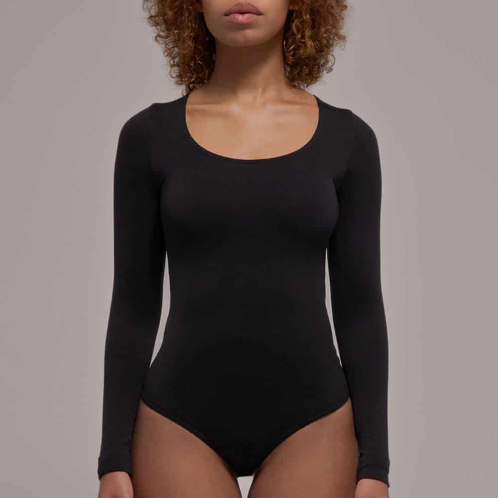 Body Manga Larga  Cuello Redondo Para Mujer | Lunia - miniatura 1