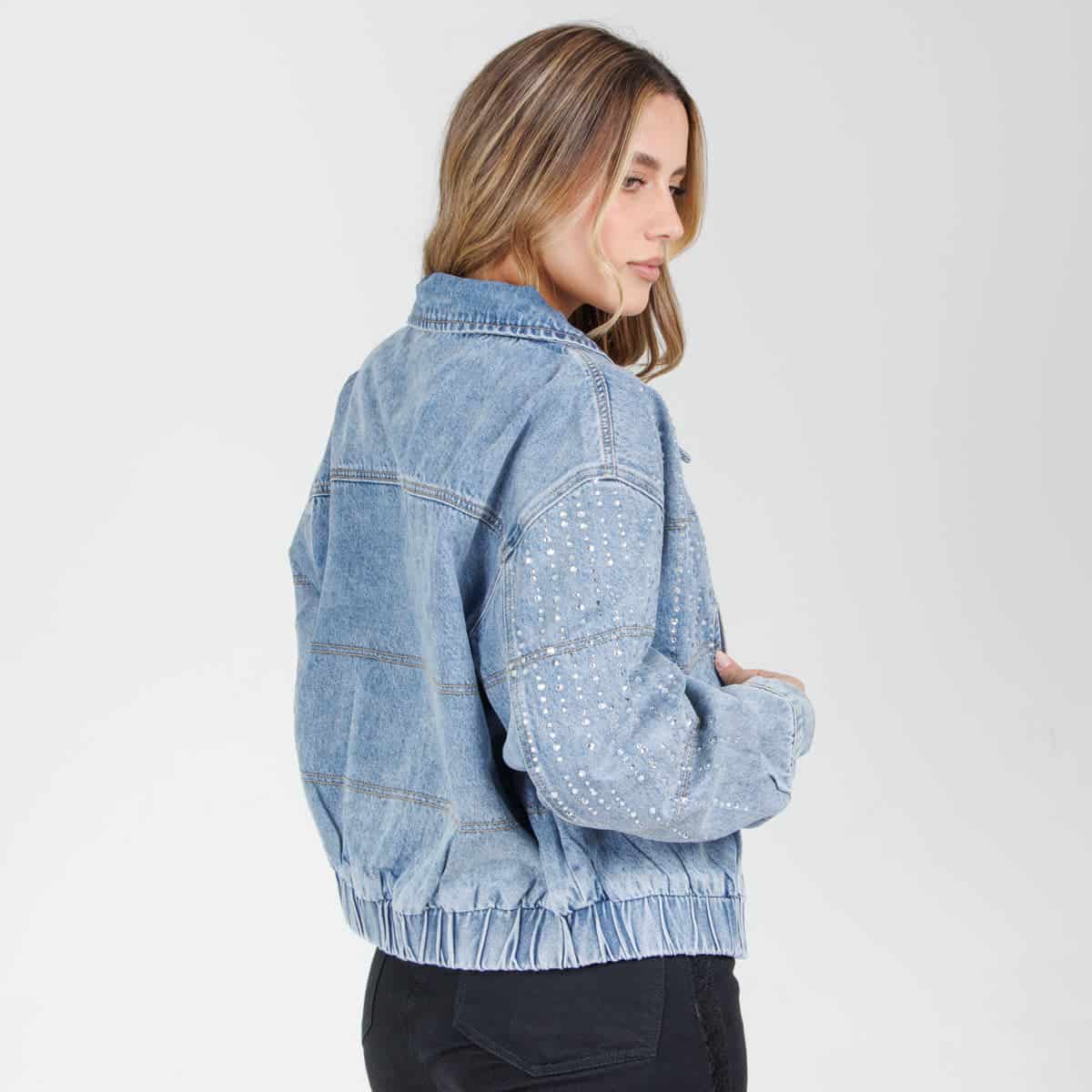 Chaqueta Denim brillos GY6513 - miniatura 3