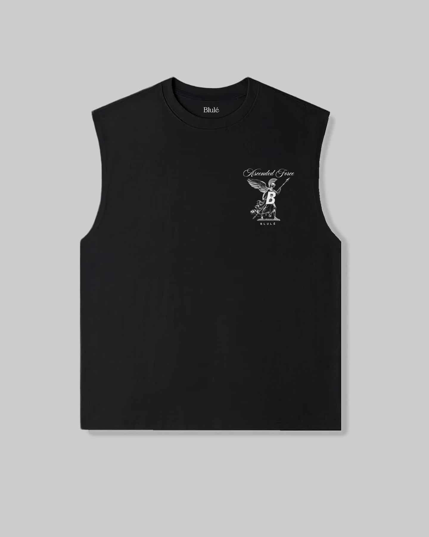 Oversized Sleeveless Ascended Force Black - miniatura 2