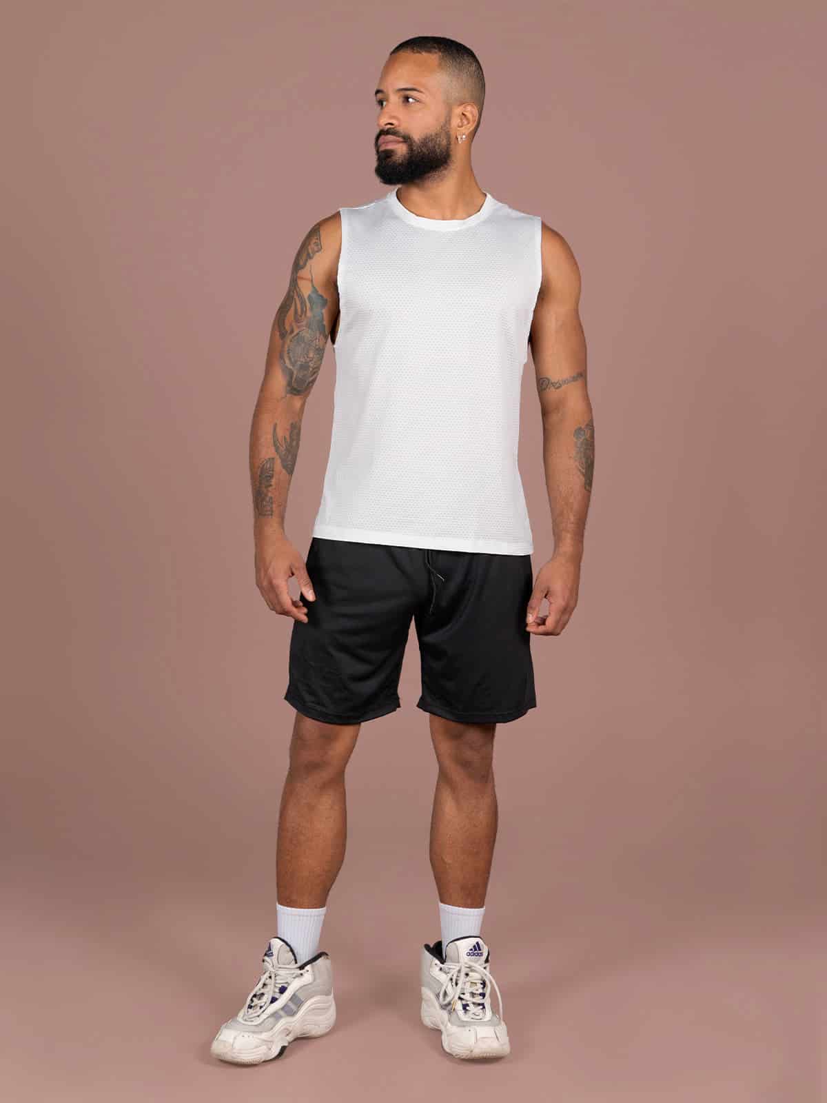 Camisilla hombre panal cruda - miniatura 4
