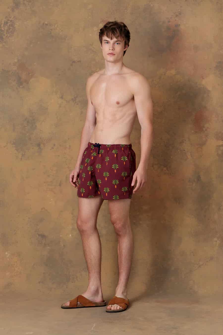 Men's swim trunk orfeo granate - miniatura 3