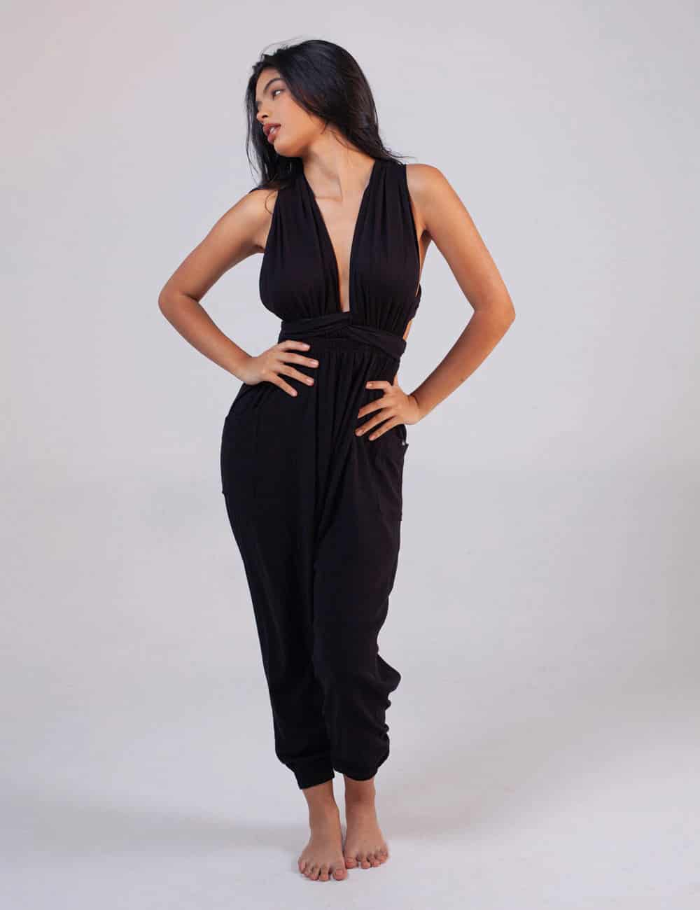 Jumper Tiras Ajustables Convert Negro Mujer - miniatura 7