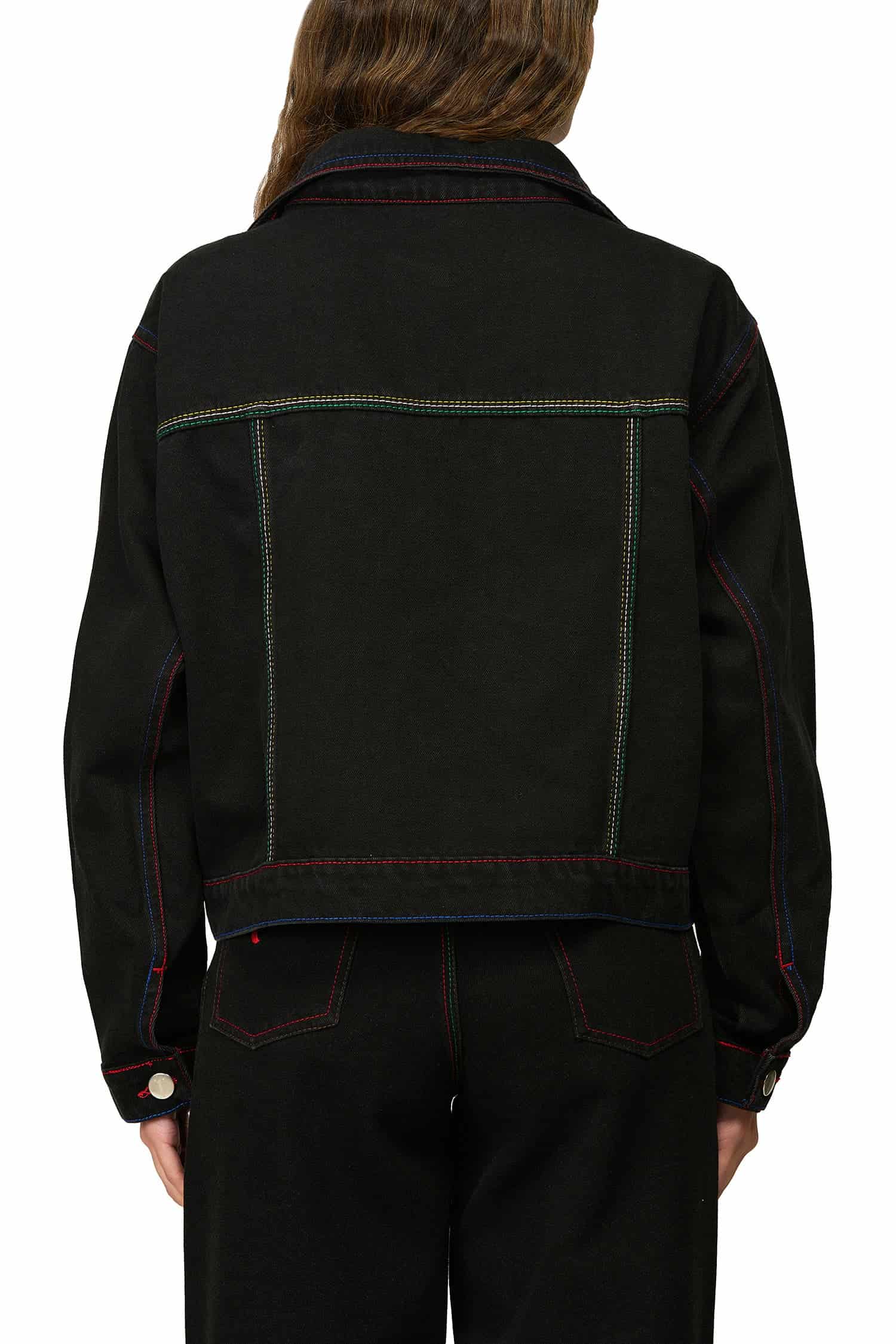 Chaqueta Denim Negra Momento - miniatura 3