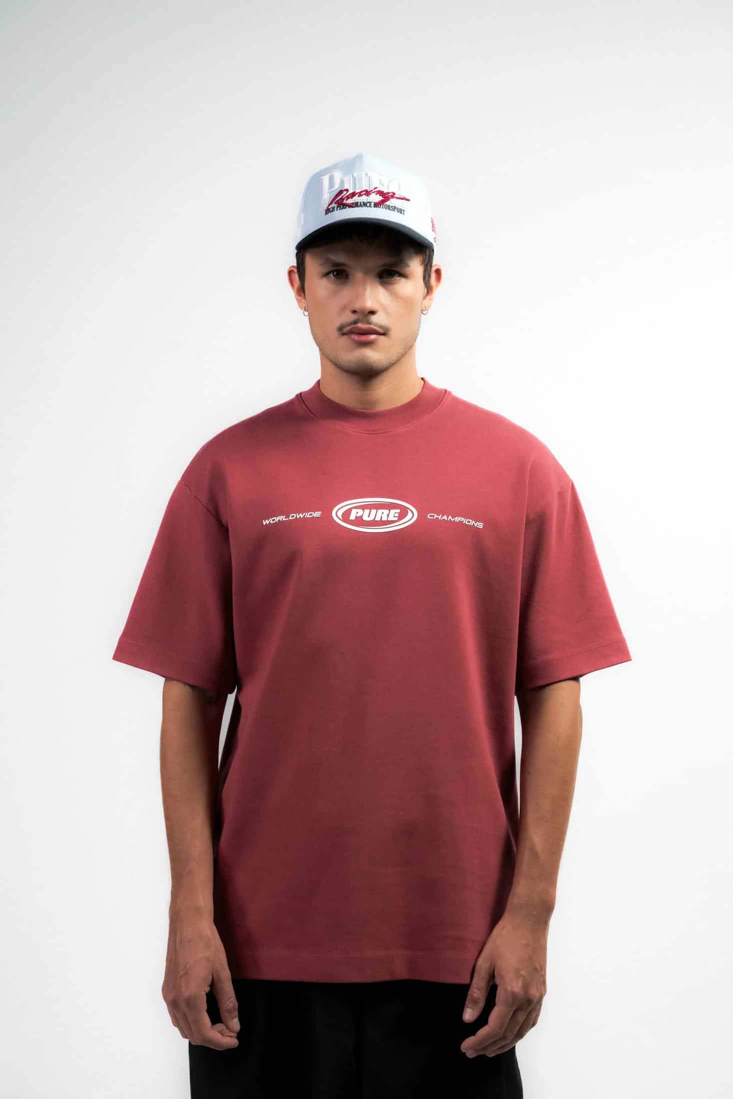Overdrive Burgundy T-Shirt - miniatura 2