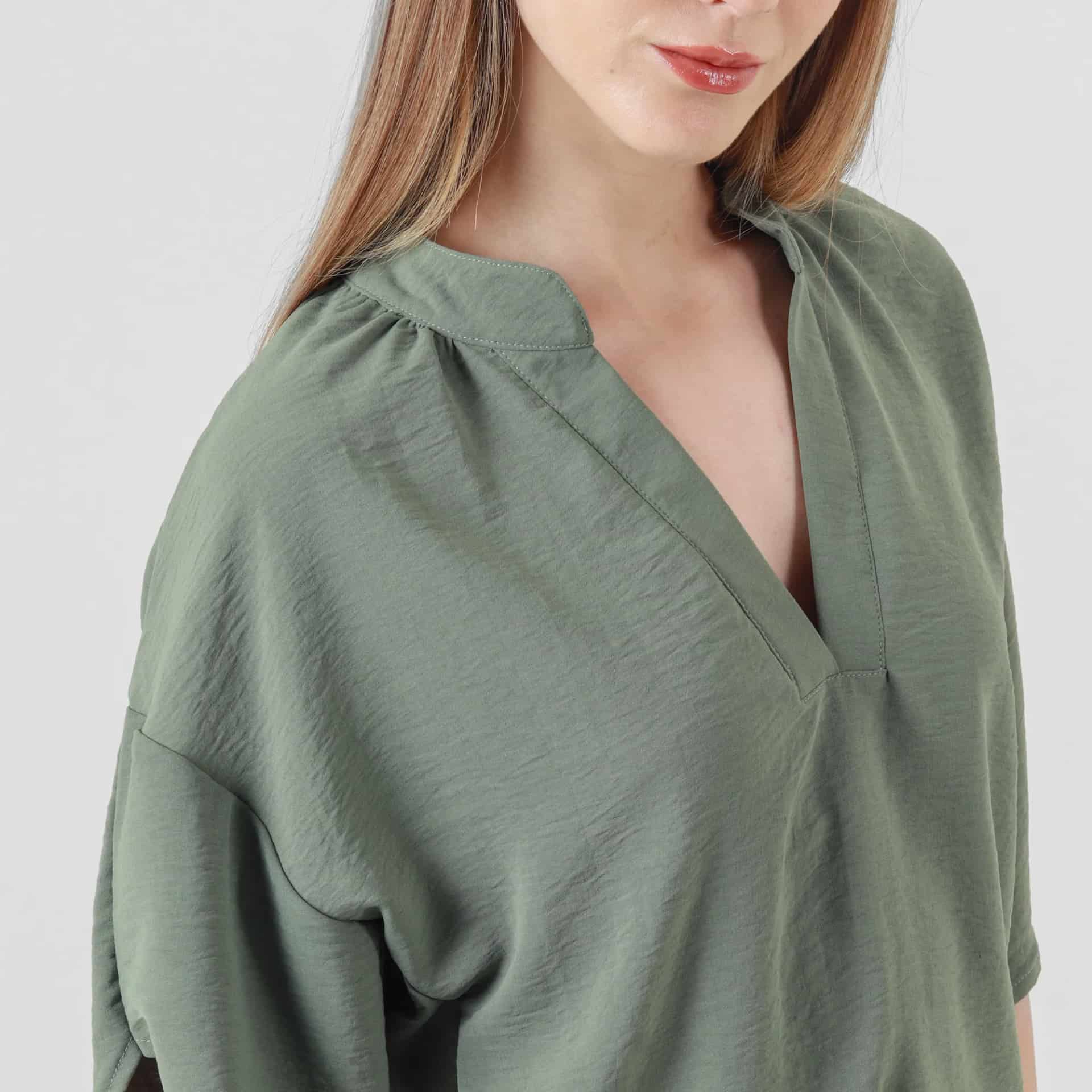 Blusa Cuello Neru Manga Corta - miniatura 13