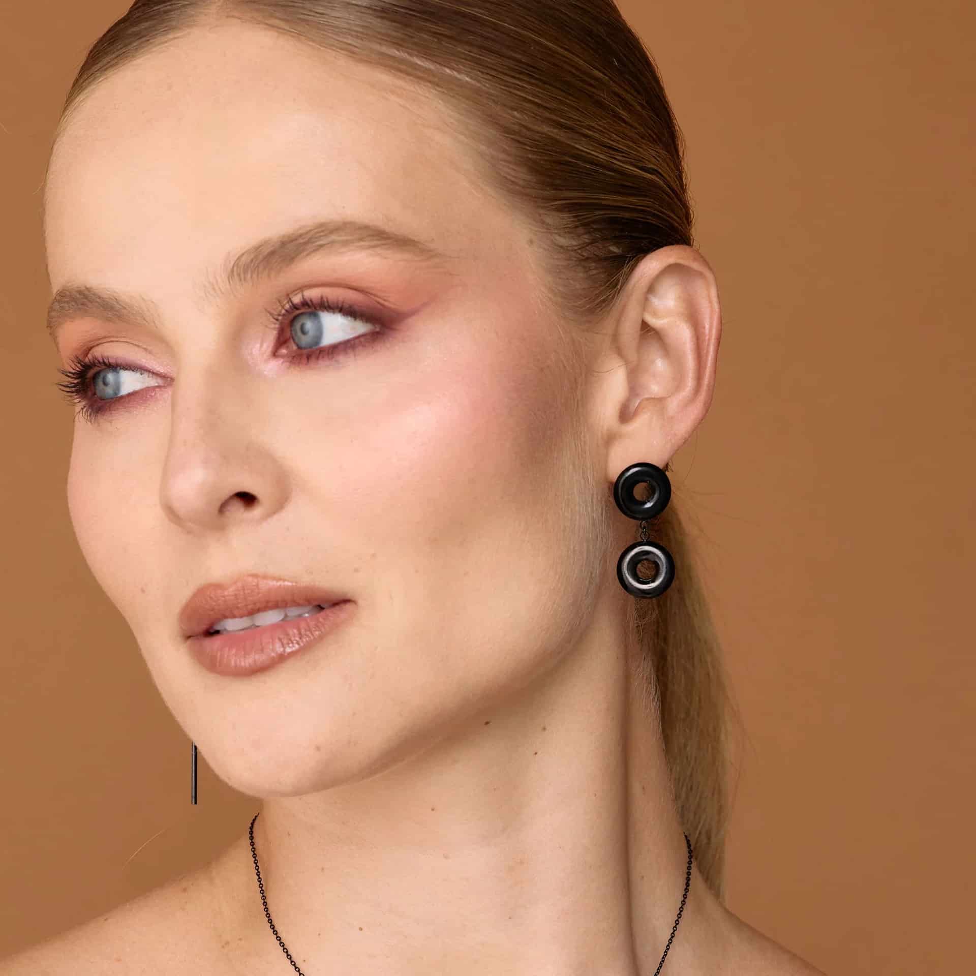 Aretes Halo Double - miniatura 3